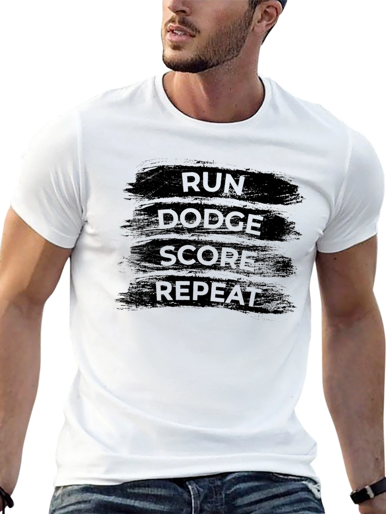 Run Dodge Score Repeat T-Shirt