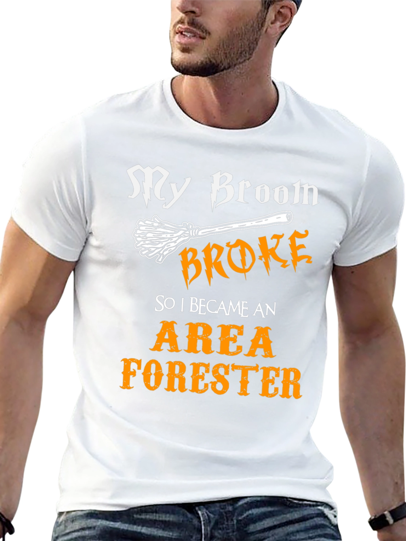 My Broom Broke Area Forester T-Shirt