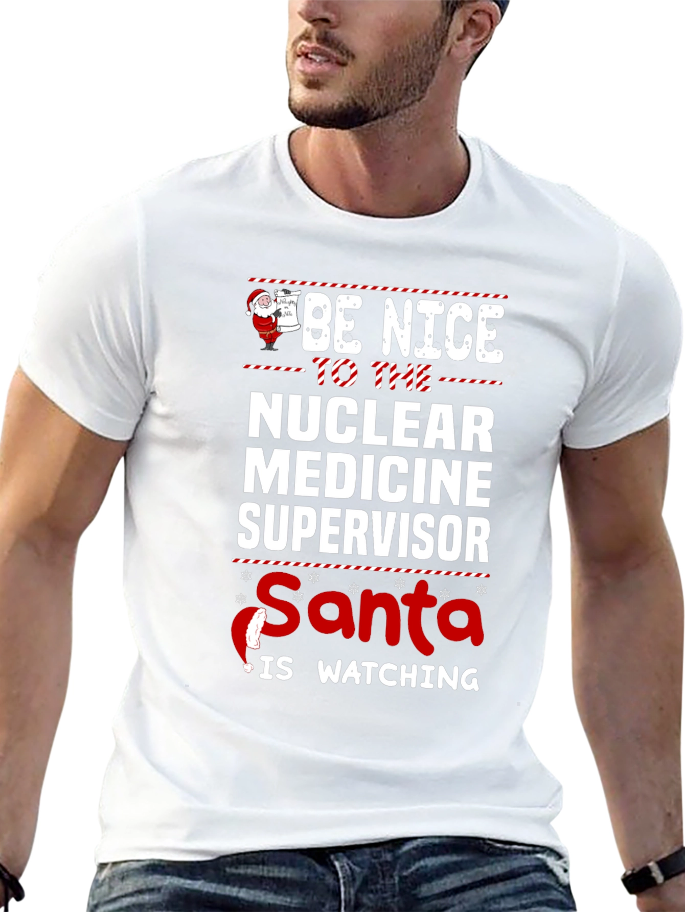 Funny Nuclear Medicine Supervisor Christmas T-Shirt