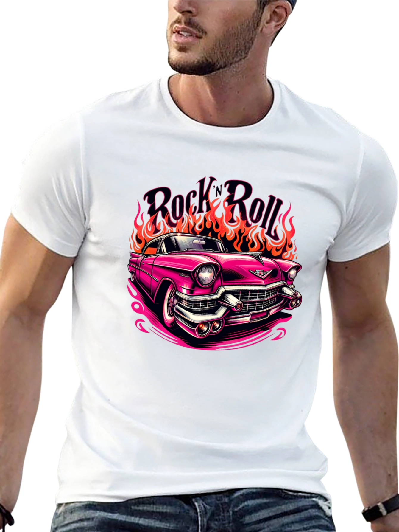 Rock n Roll Cadillac Tee