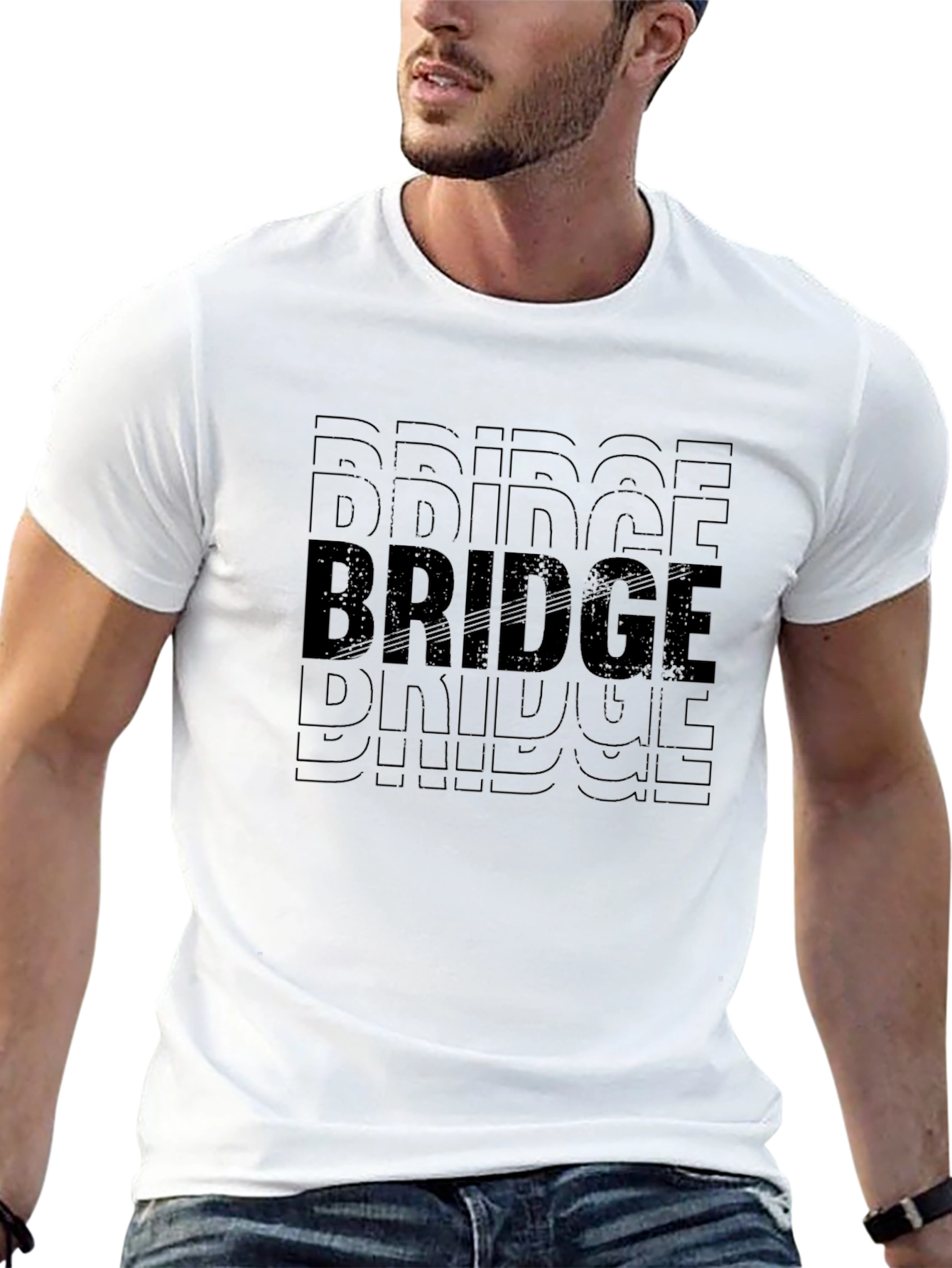 Bridge Graphic T-Shirt - Classic Black Tee