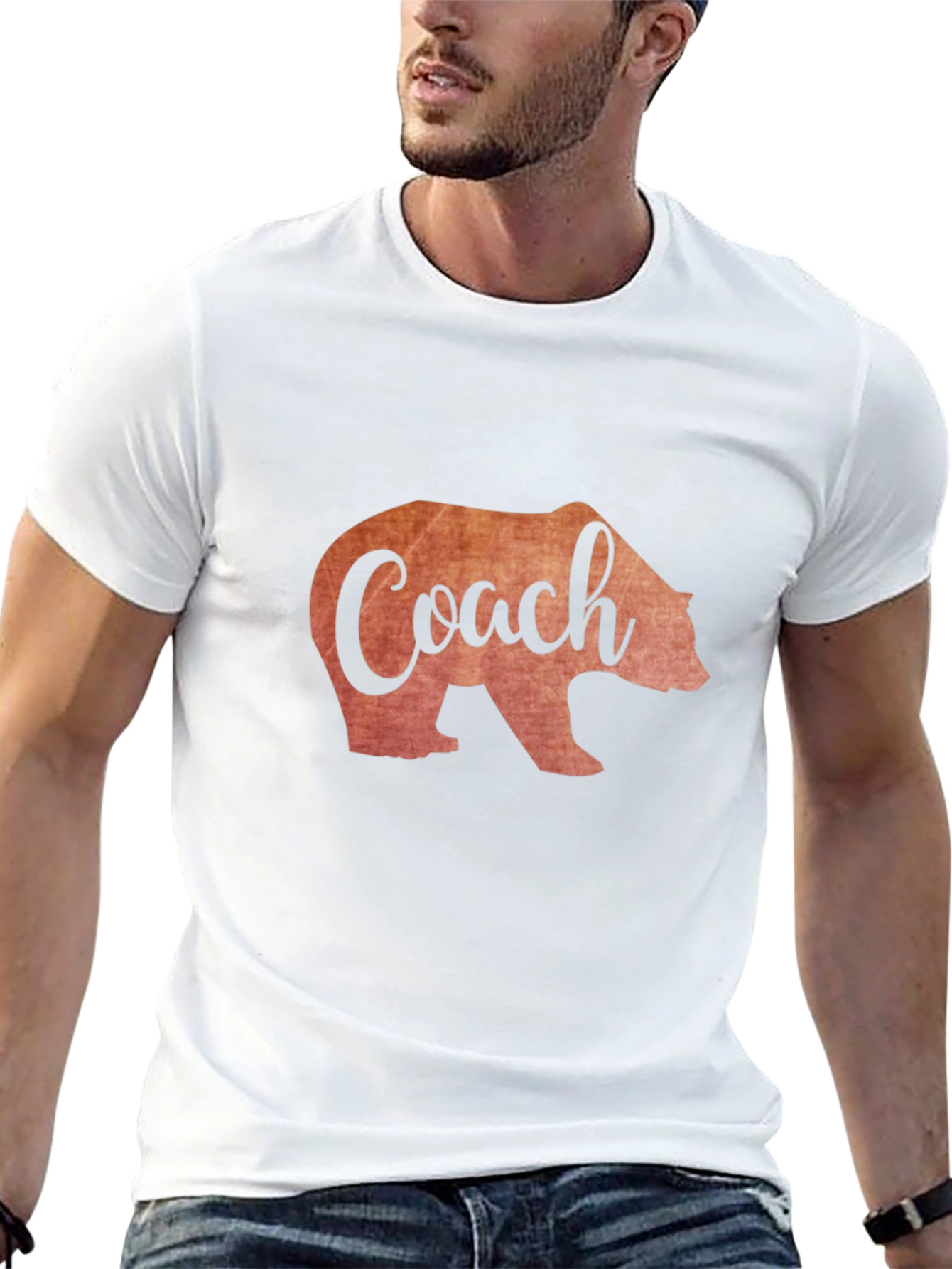 Coach Bear Graphic Tee - Black