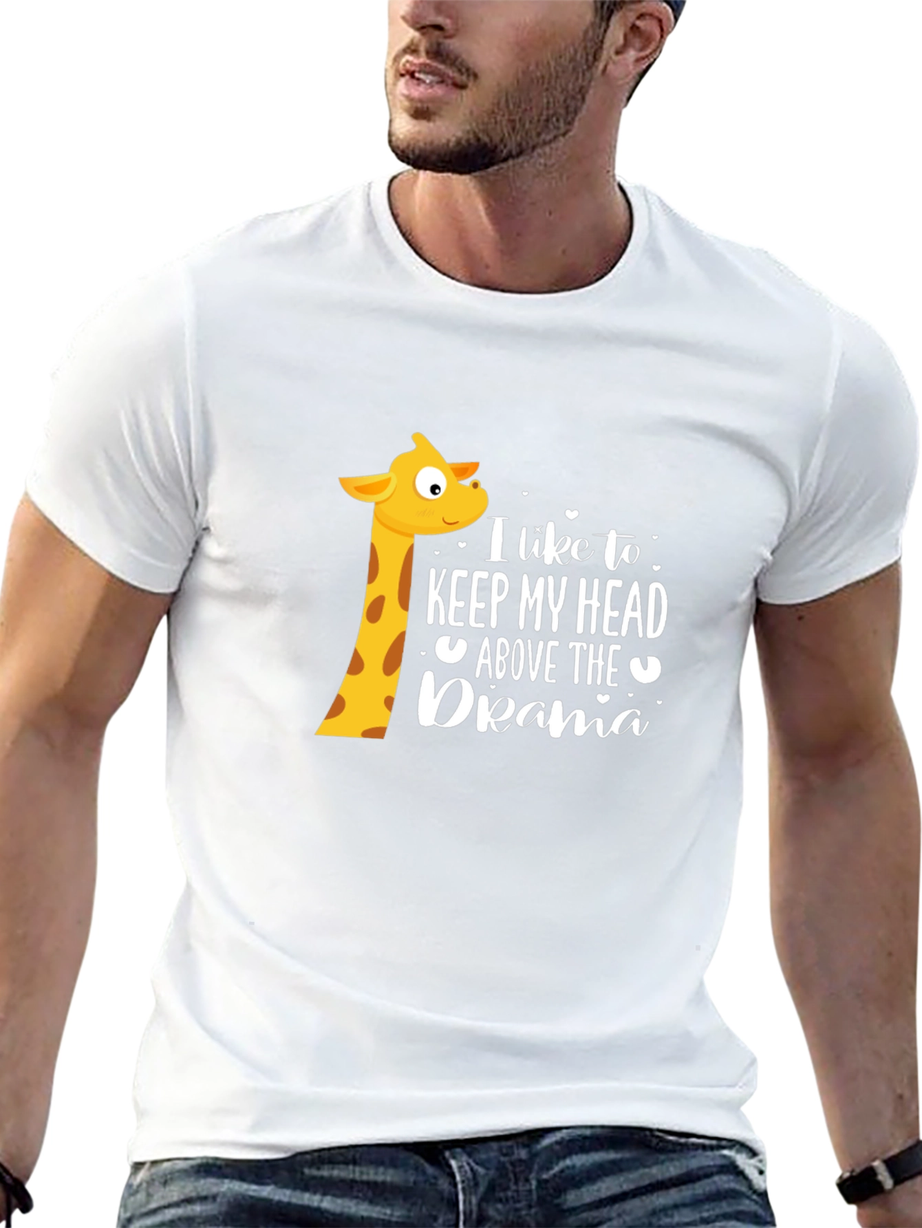 Keep My Head Above The Drama Giraffe T-Shirt