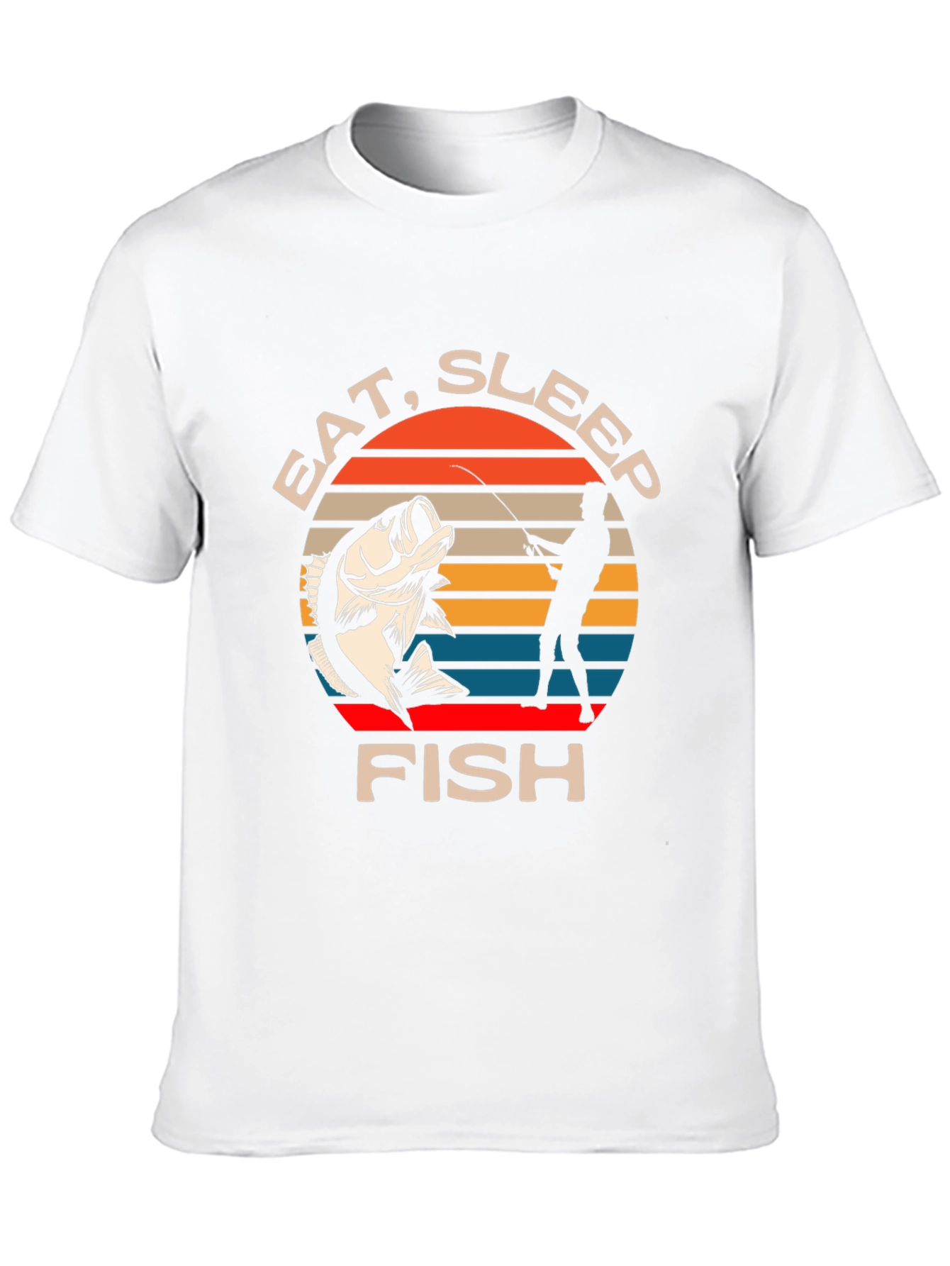 Eat Sleep Fish T-Shirt - Fishing Lover Tee