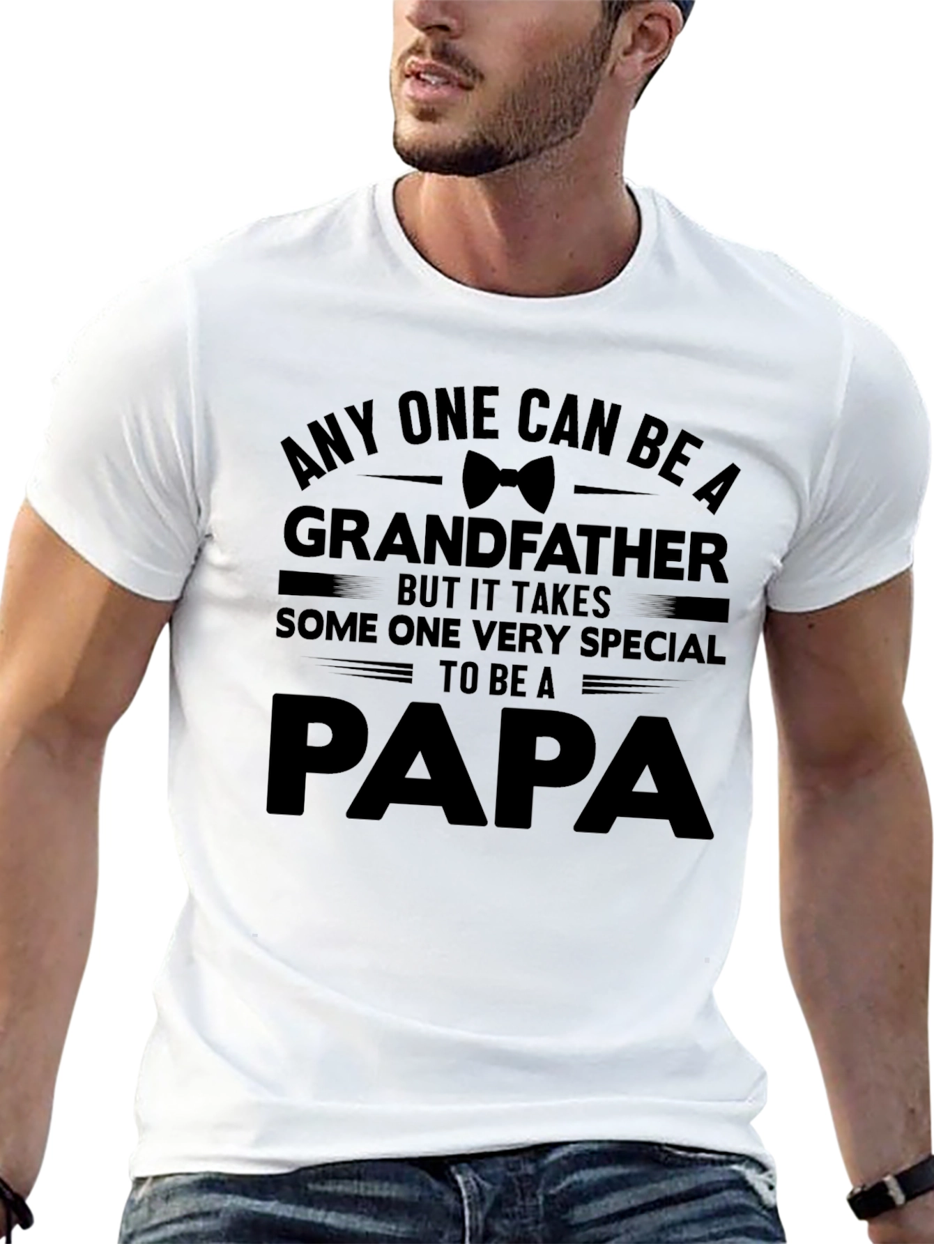 Any One Can Be A Grandfather Papa Graphic T-Shirt