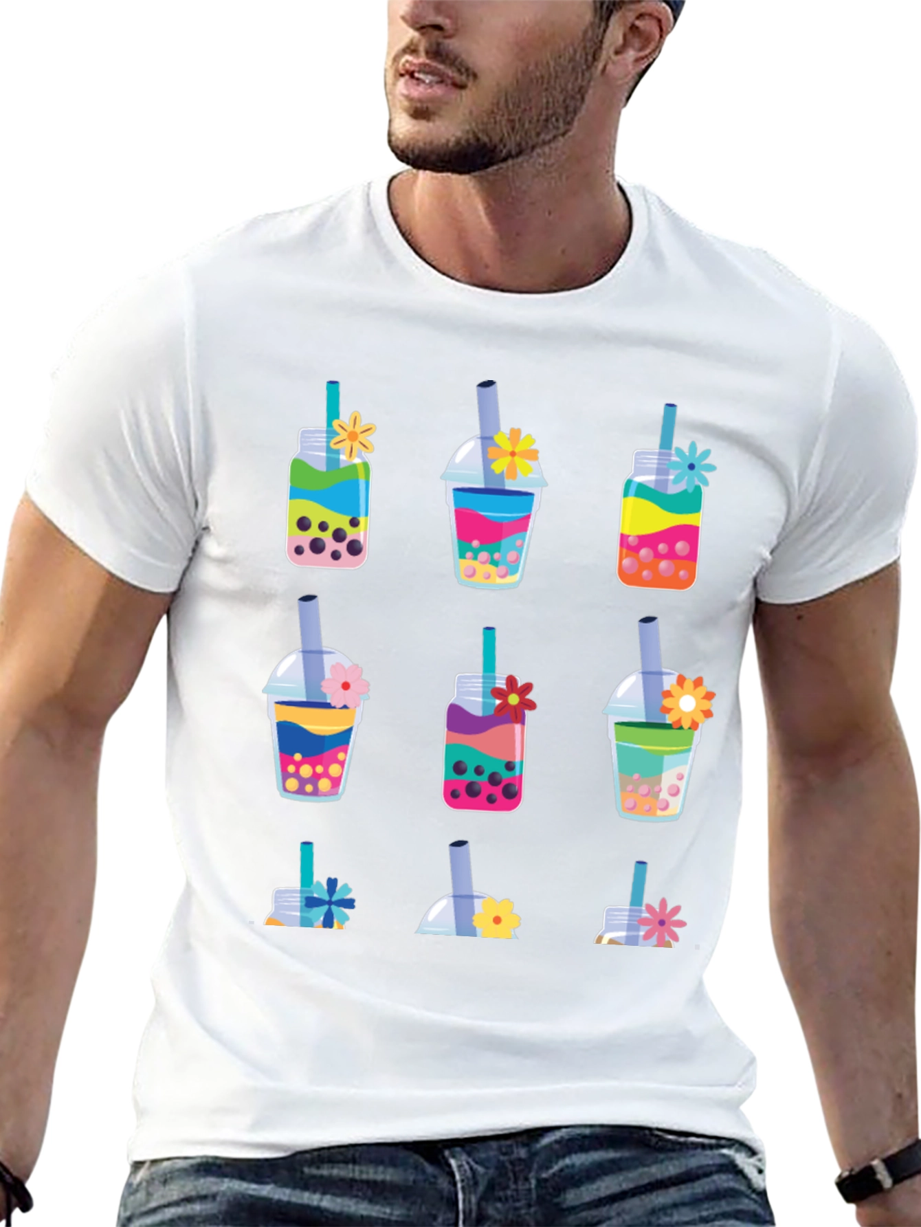 Boba Tea Graphic T-Shirt