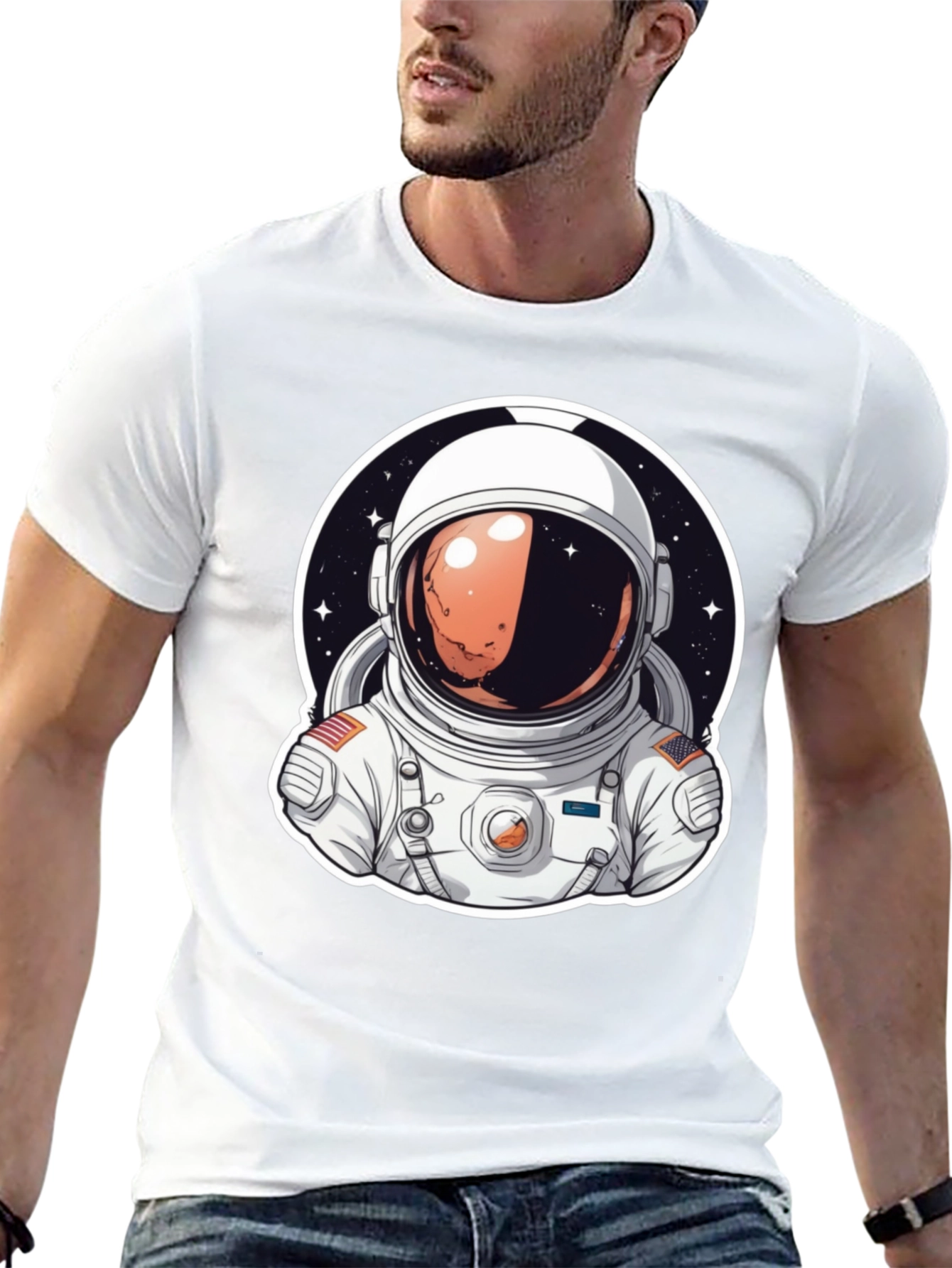 Astronaut Graphic Tee - Space Explorer T-Shirt