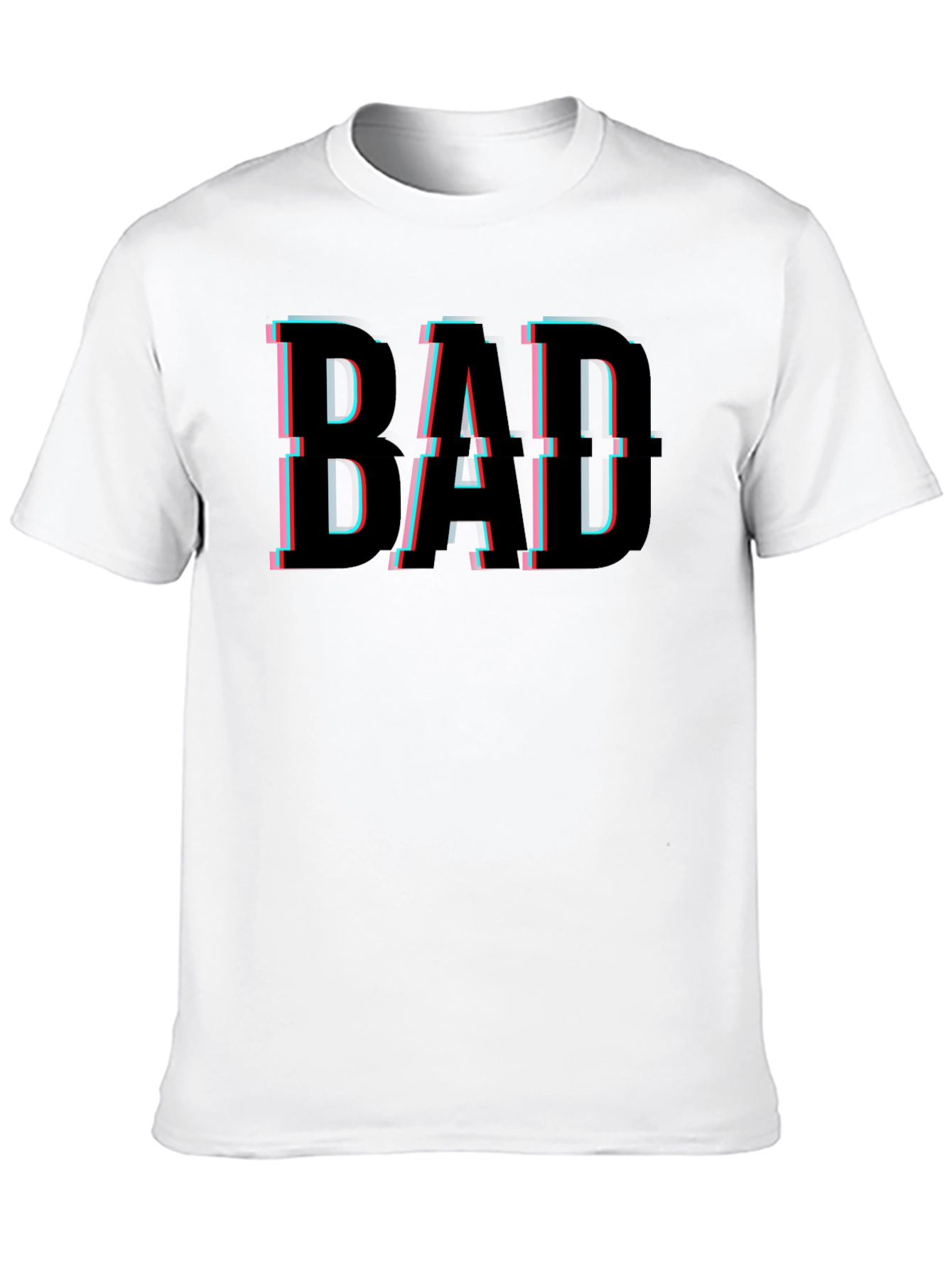 Bad Dad Glitch T-Shirt - Cool Fathers Day Tee