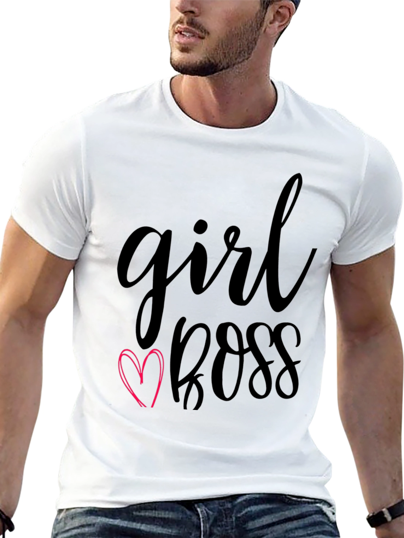 Girl Boss Graphic Tee - Trendy Womens T-Shirt