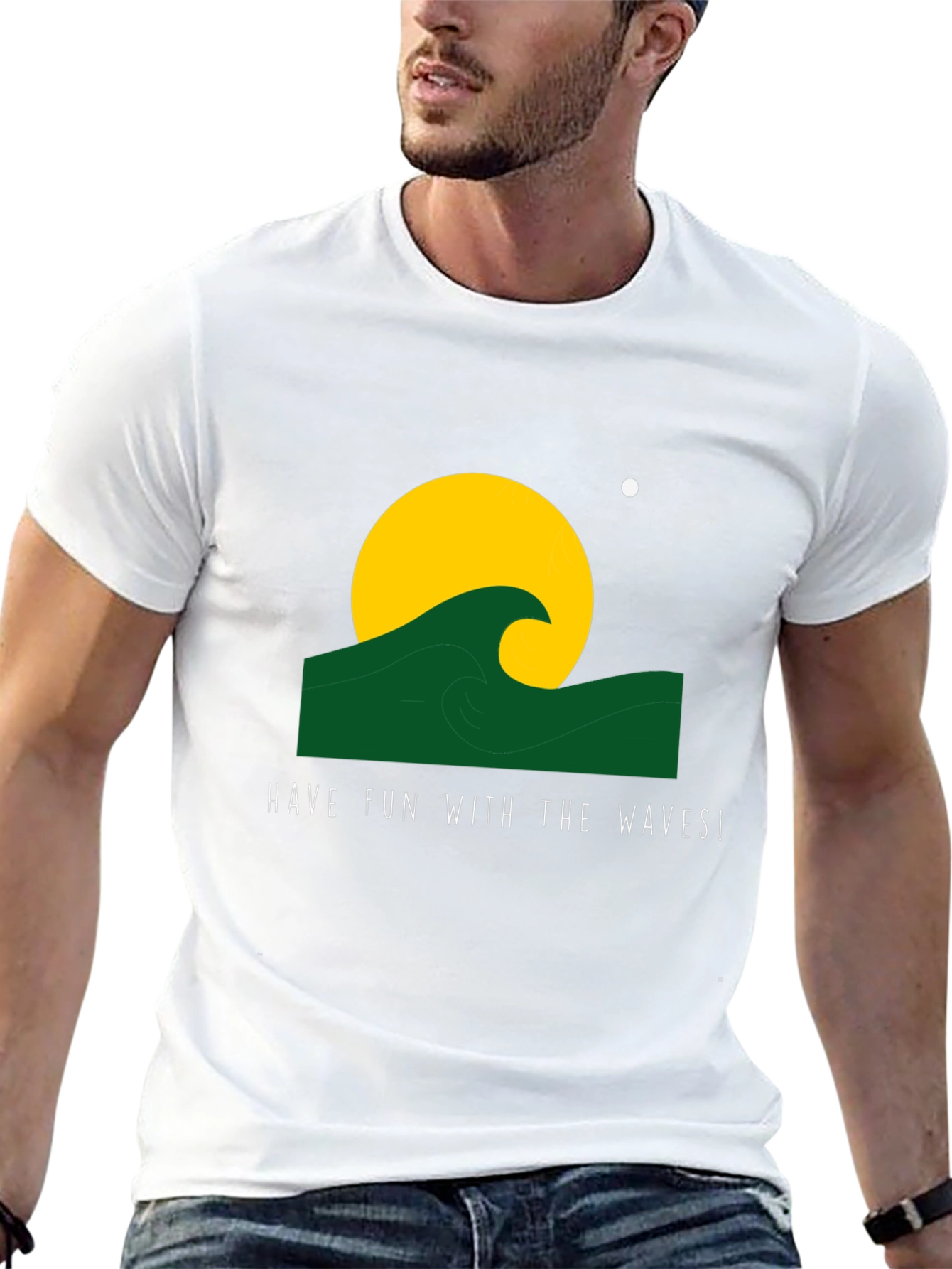 Wave Design Tee - Have Fun With The Waves!