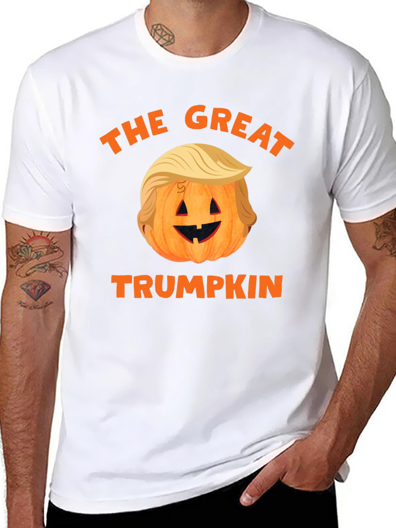 Great Trumpkin Halloween T-Shirt - Funny Political Tee