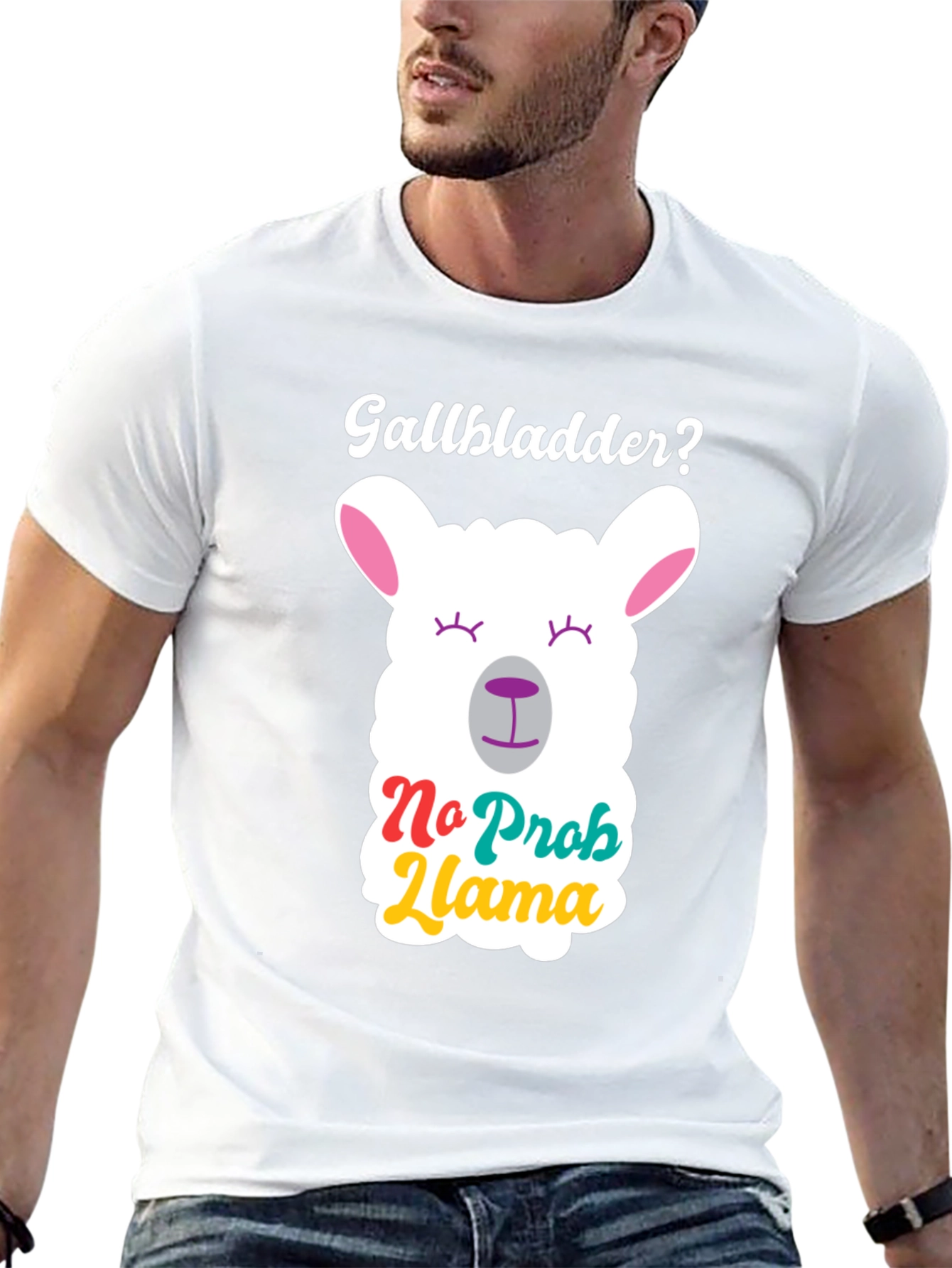 No Prob Llama Black T-Shirt