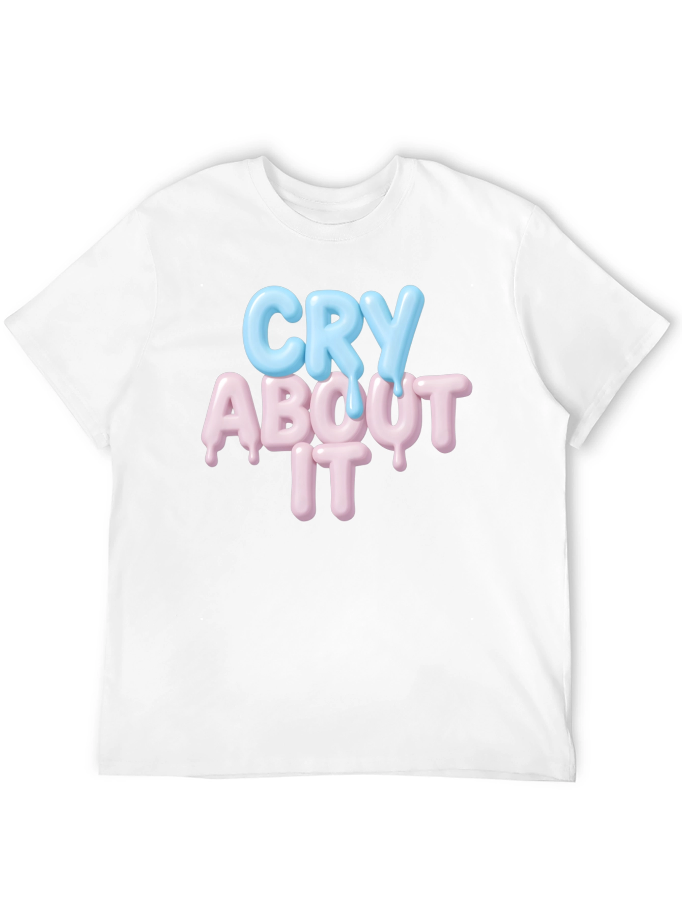 Cry About It T-Shirt - Black Cotton Tee