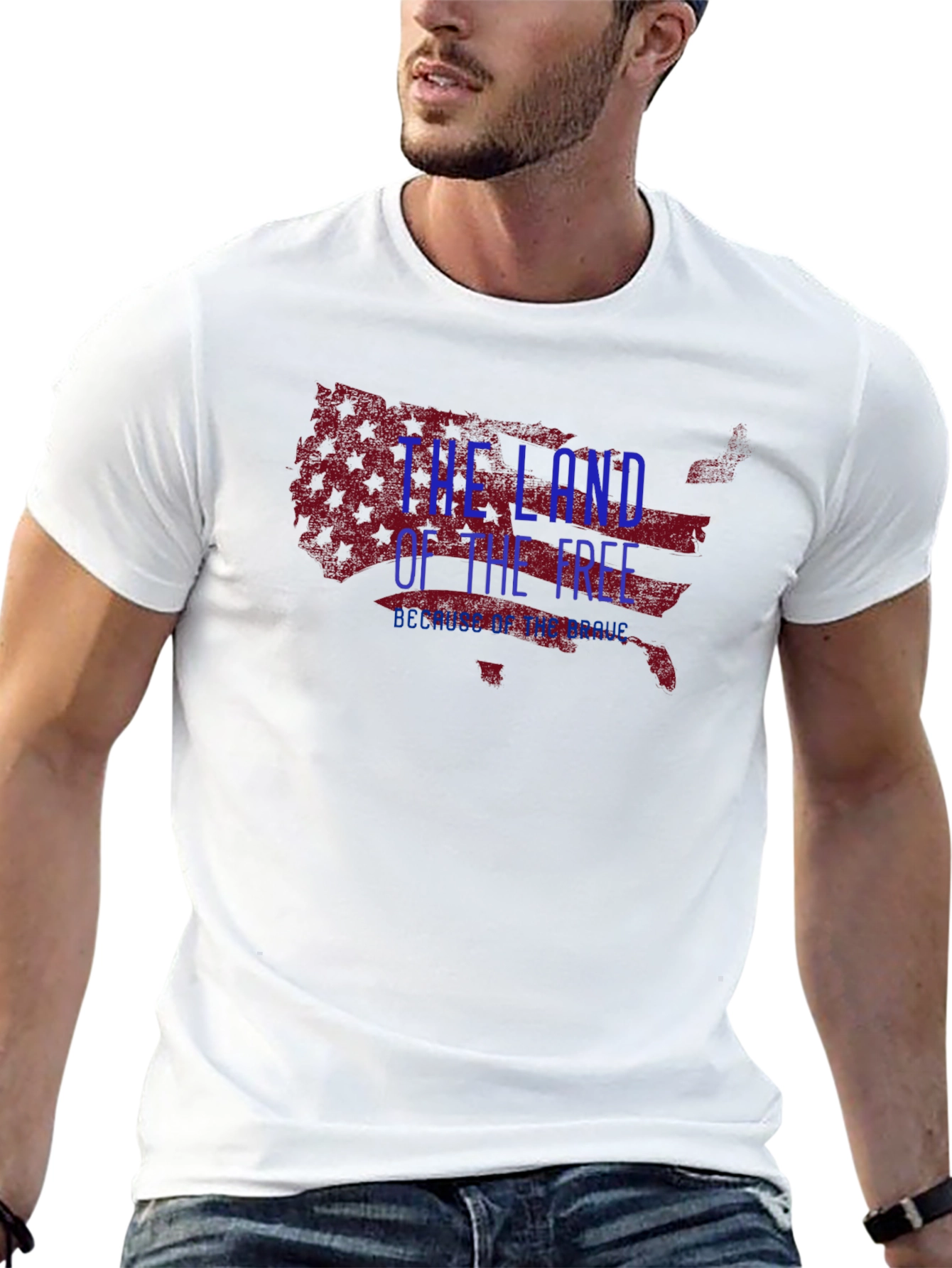 Land of the Free Patriotic Tee