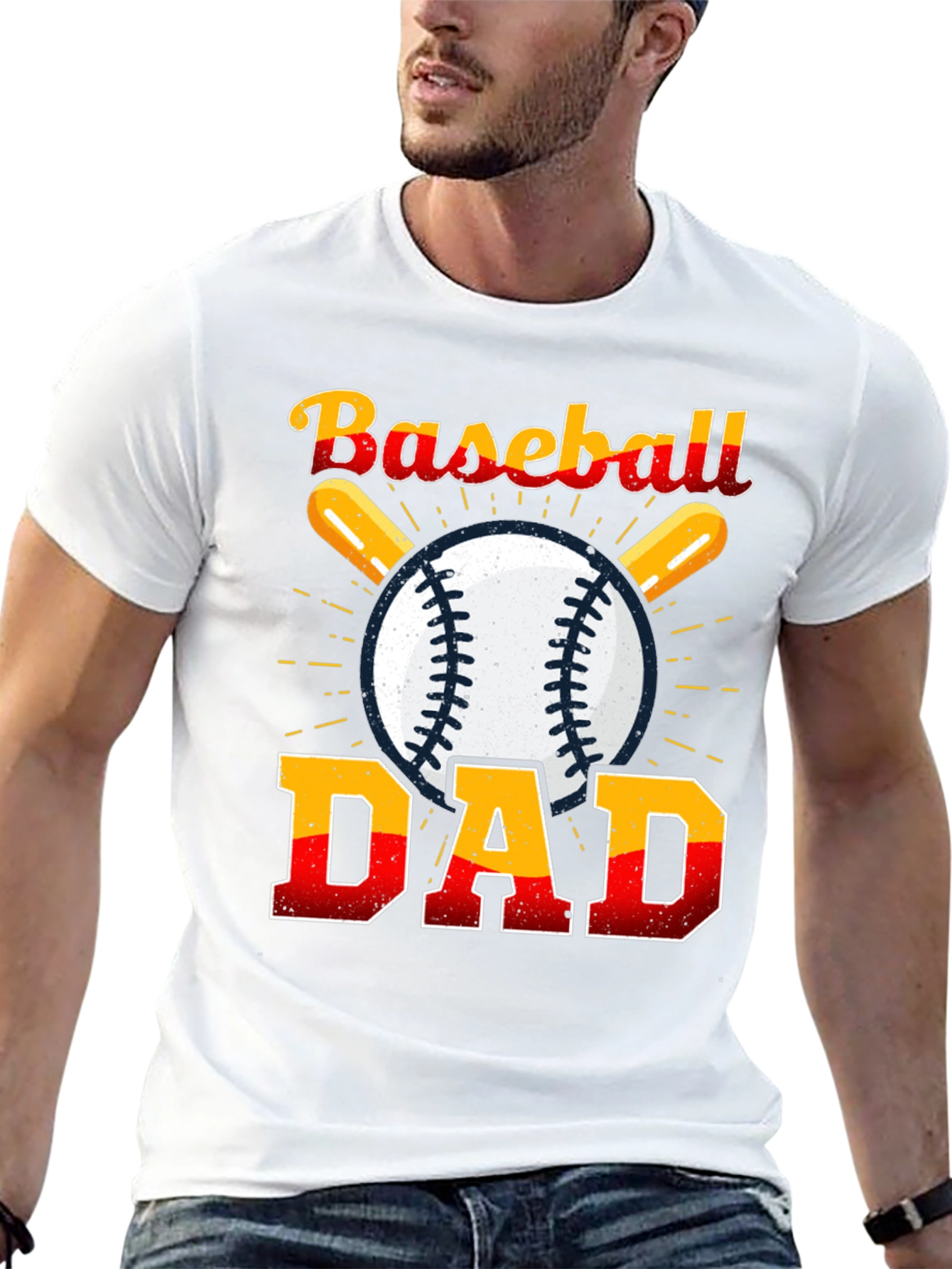 Baseball Dad Graphic T-Shirt