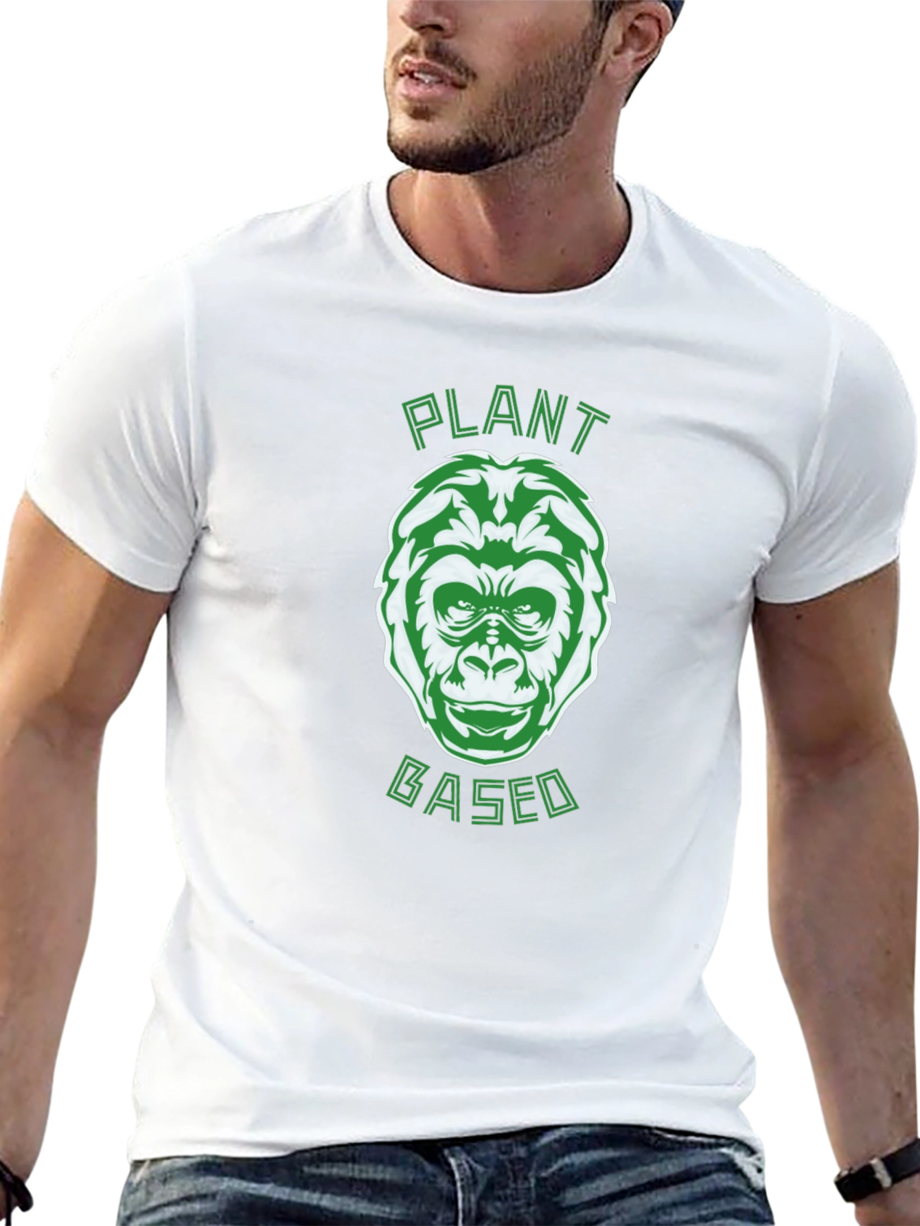 Plant Based Gorilla Graphic T-Shirt