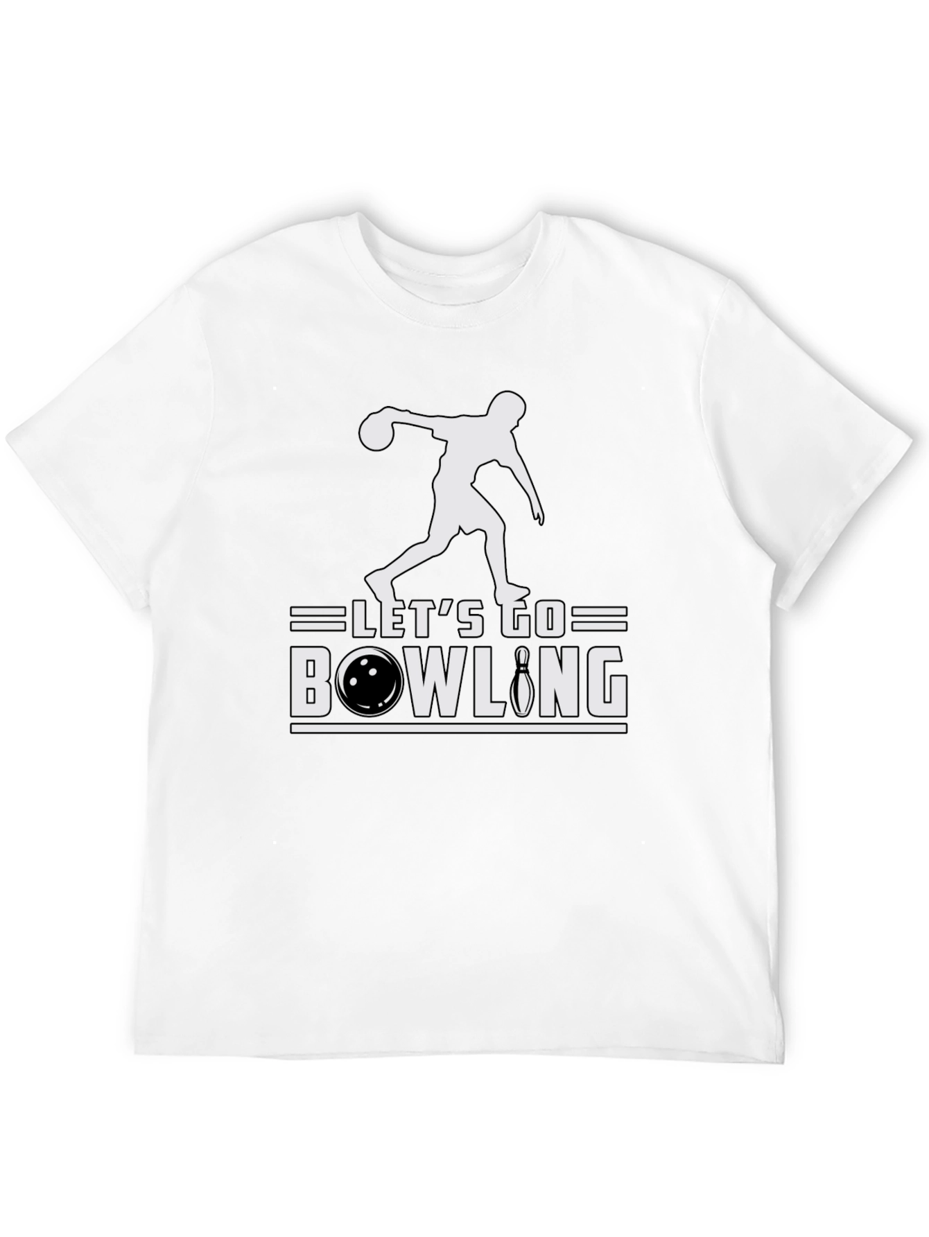 Lets Go Bowling T-Shirt - Strike Design
