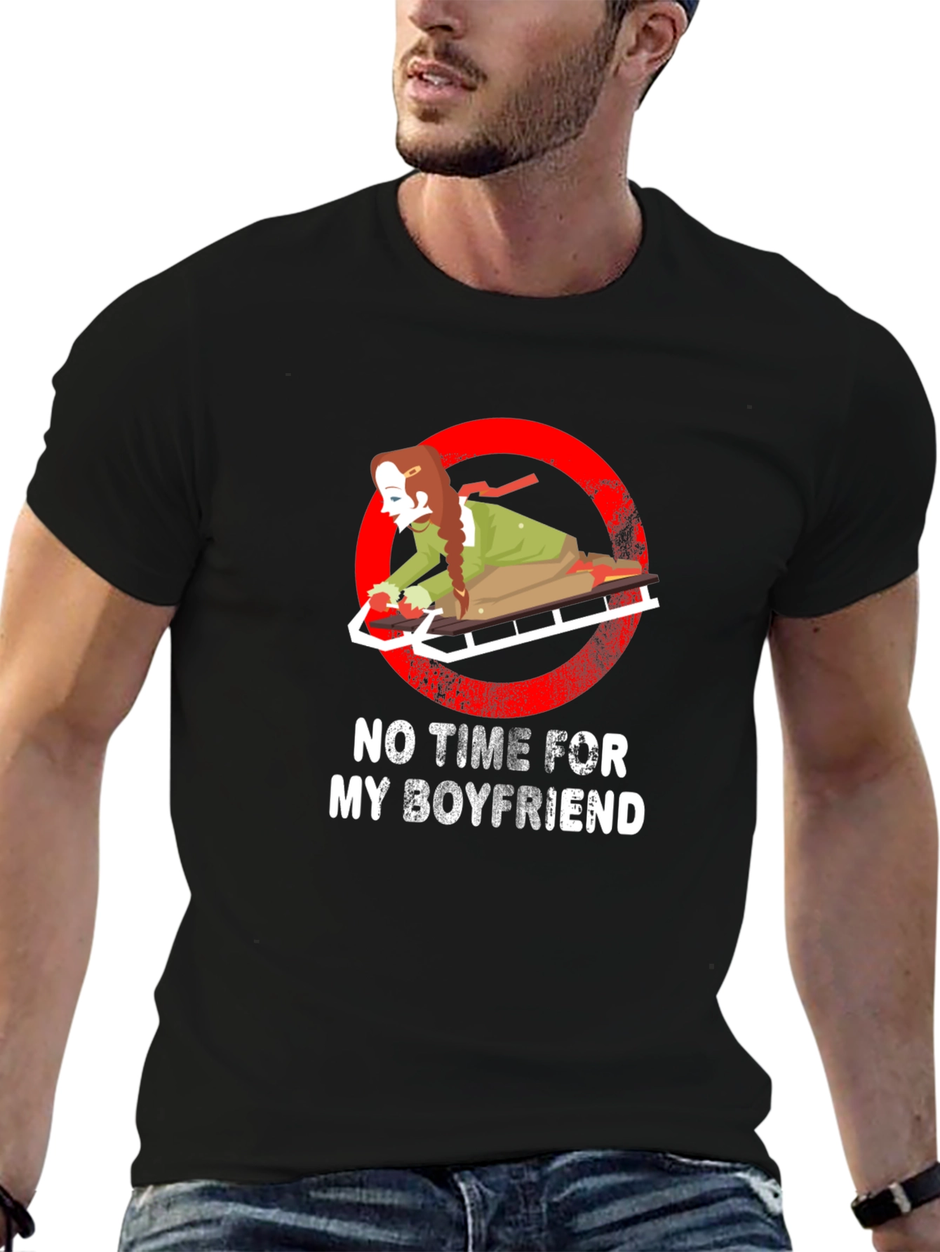 No Time For My Boyfriend Graphic Tee