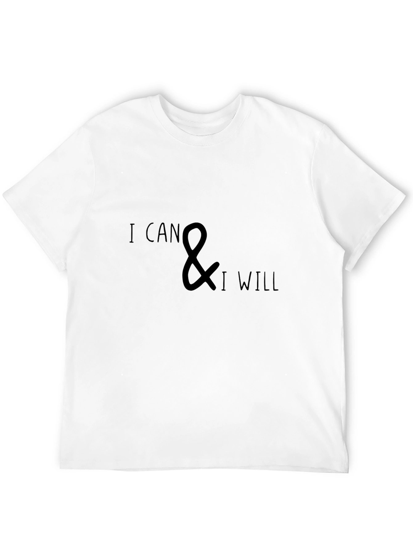 I Can & I Will Black T-Shirt
