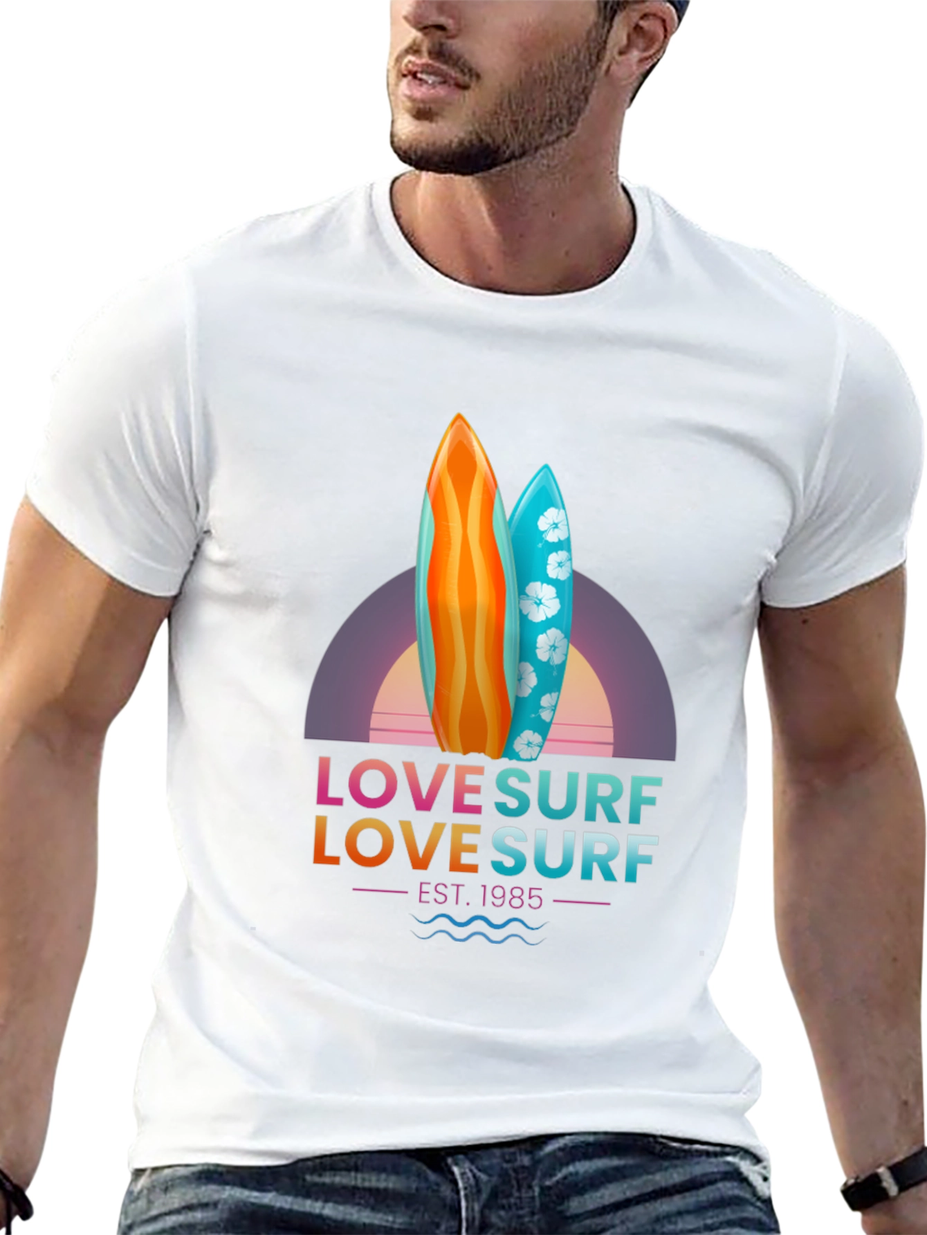 Love Surf T-Shirt - Est. 1985