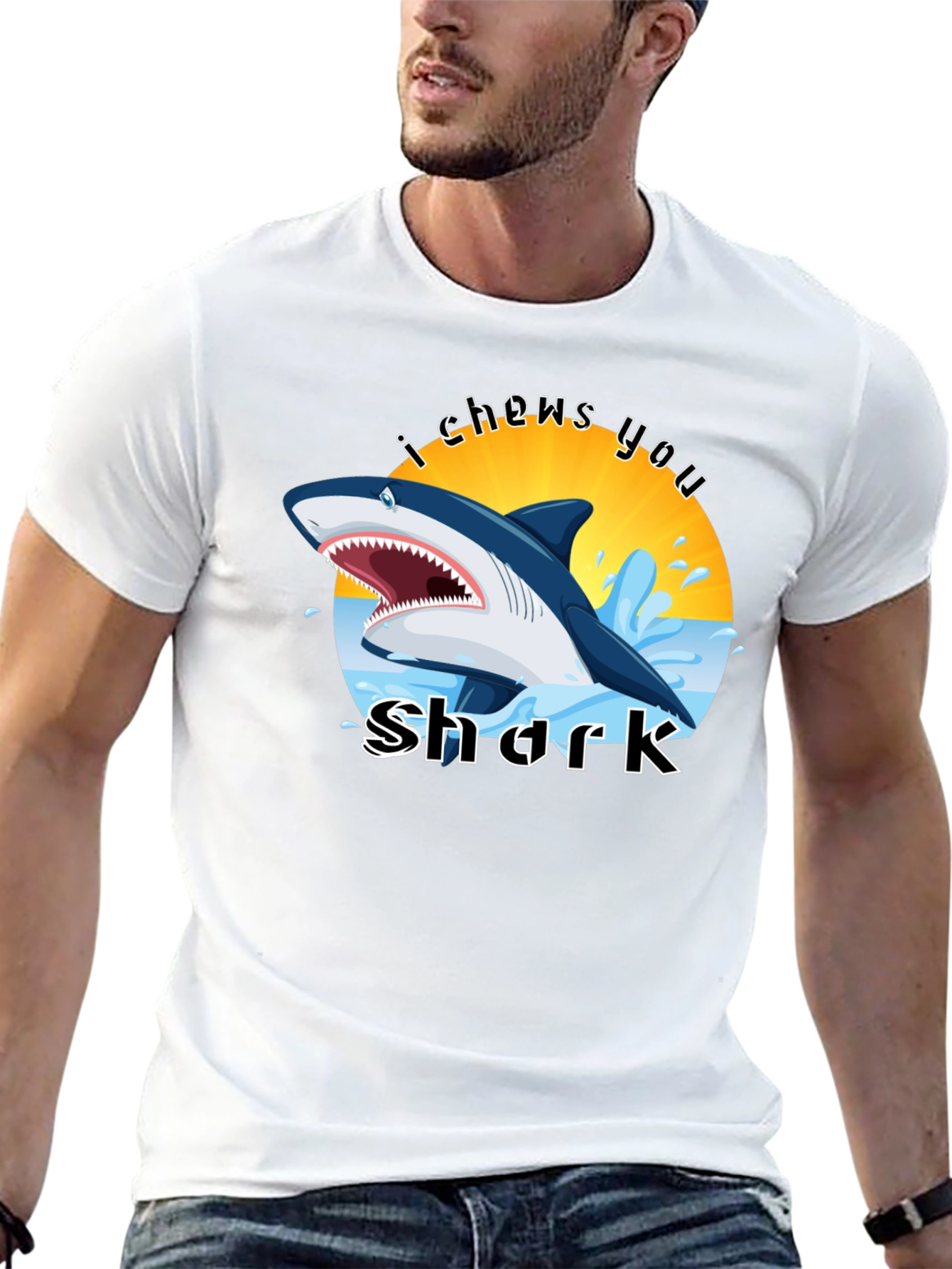 I Chews You Shark Graphic Tee