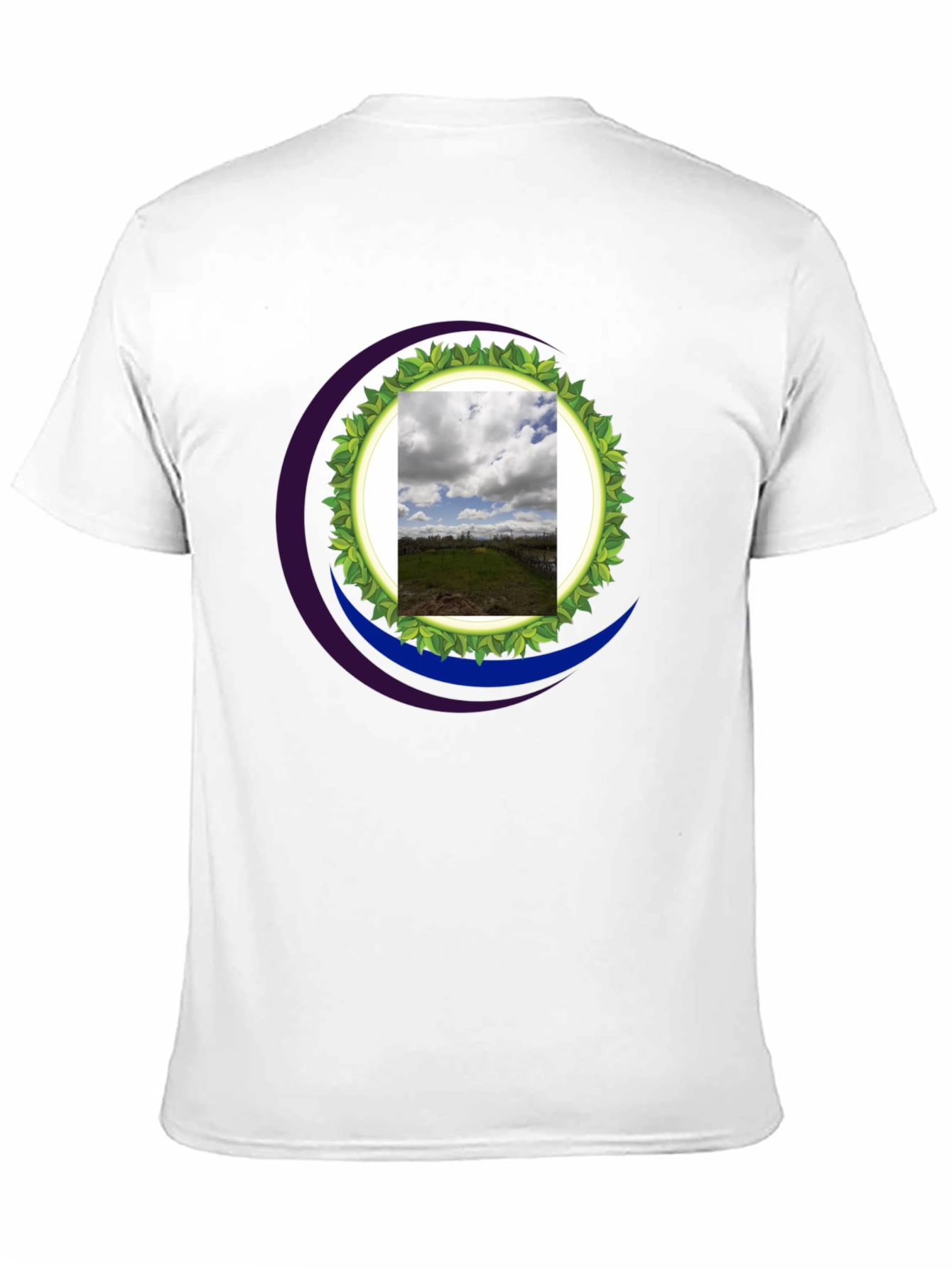 Nature Inspired T-Shirt - Black Cotton Blend