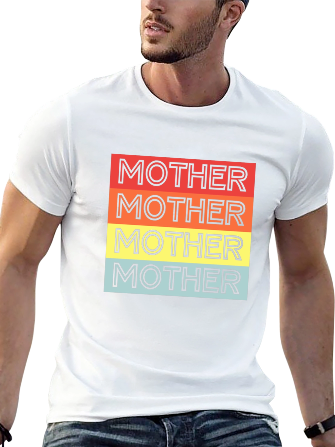 Retro Mother T-Shirt - Black Graphic Tee