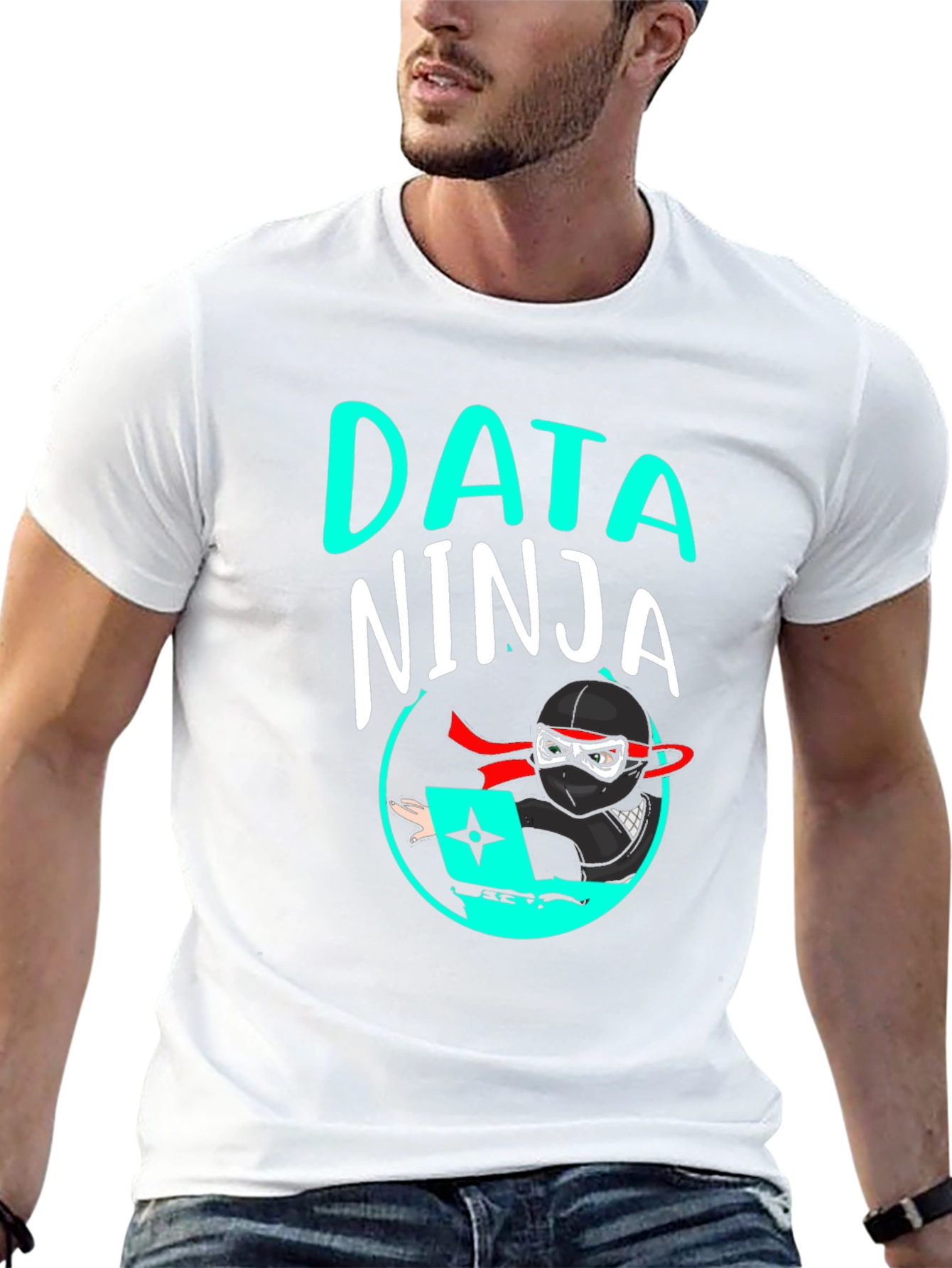 Data Ninja Graphic Tee - Cool Programmer Shirt