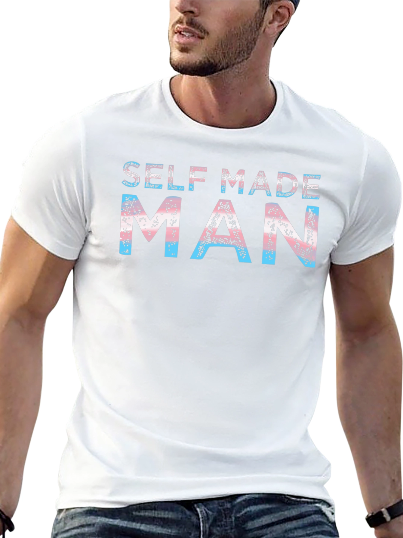 Self Made Man T-Shirt Transgender Pride Tee