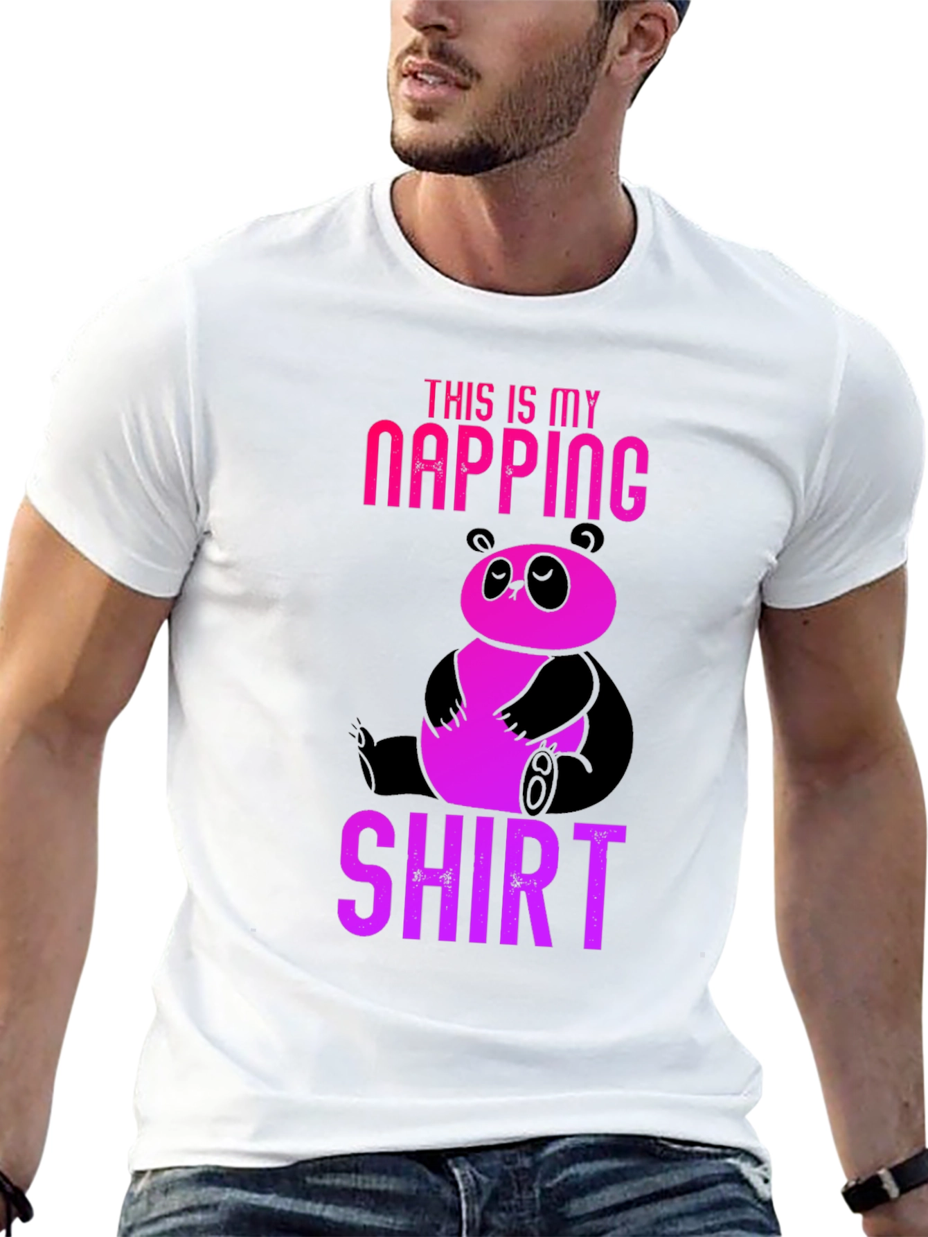 Napping Panda T-Shirt - Cute & Comfy Sleepwear