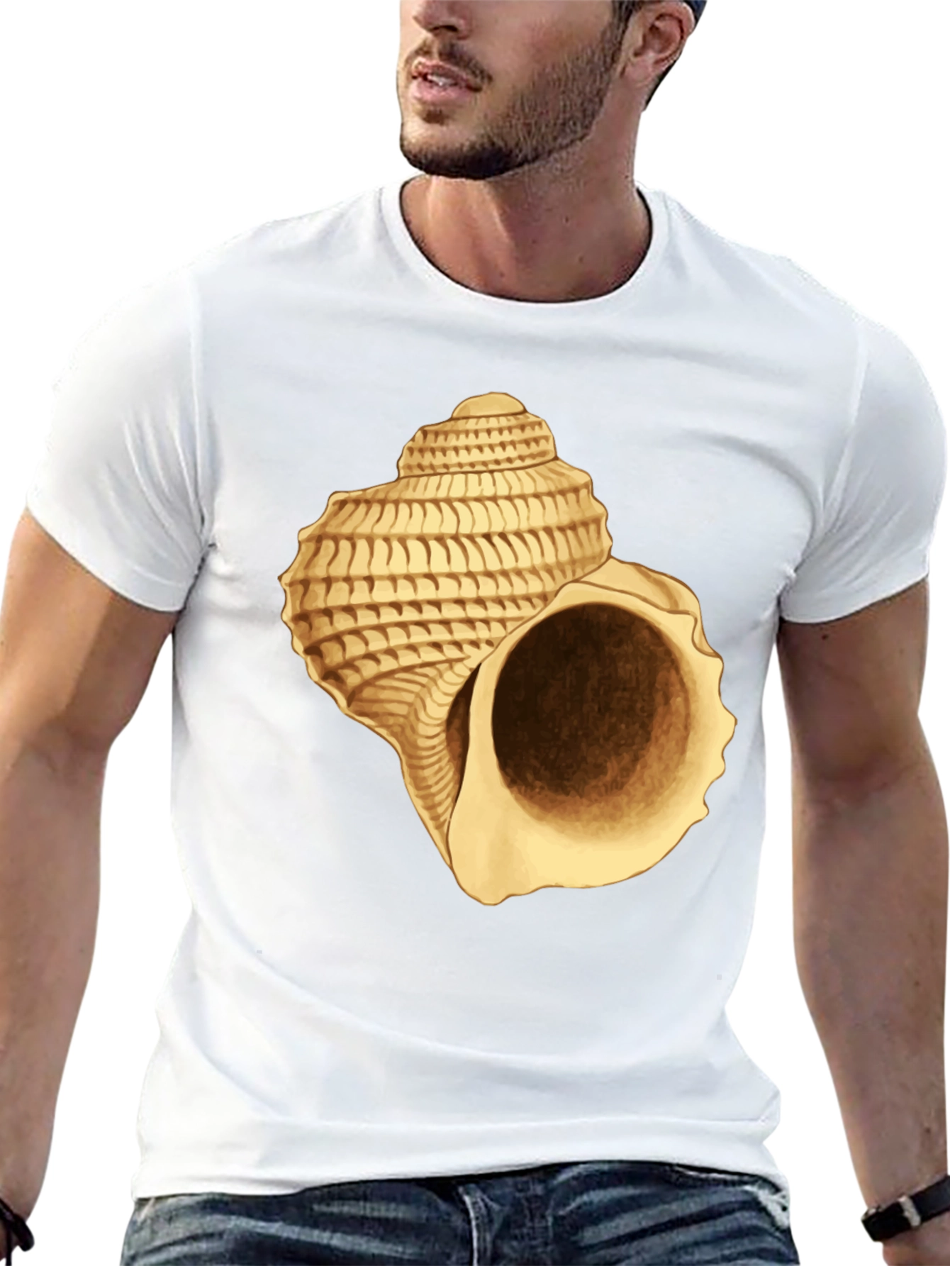 Nautical Shell Graphic Tee - Stylish Comfort