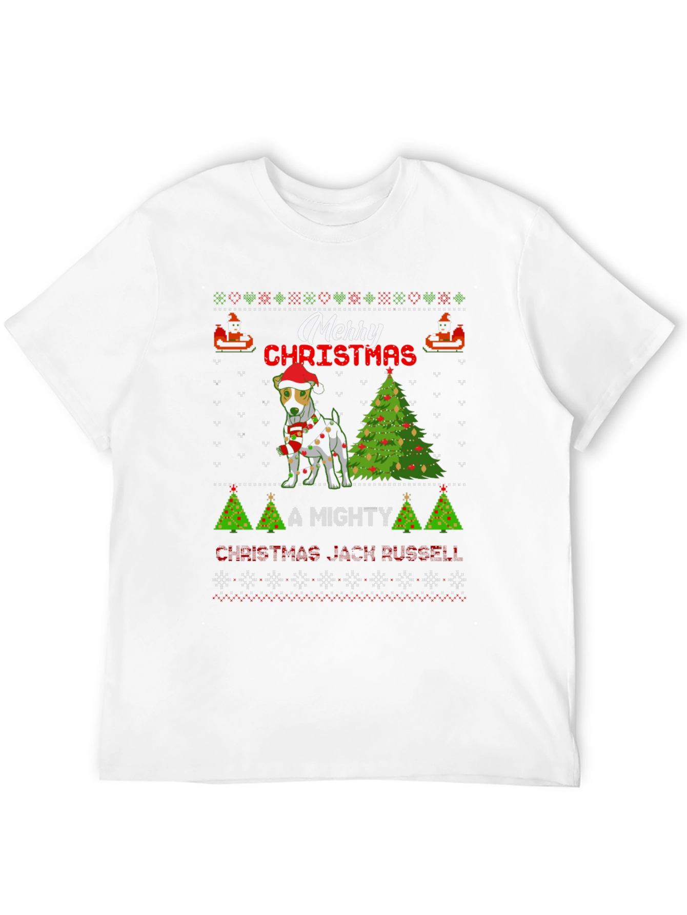 Festive Dog Christmas T-Shirt