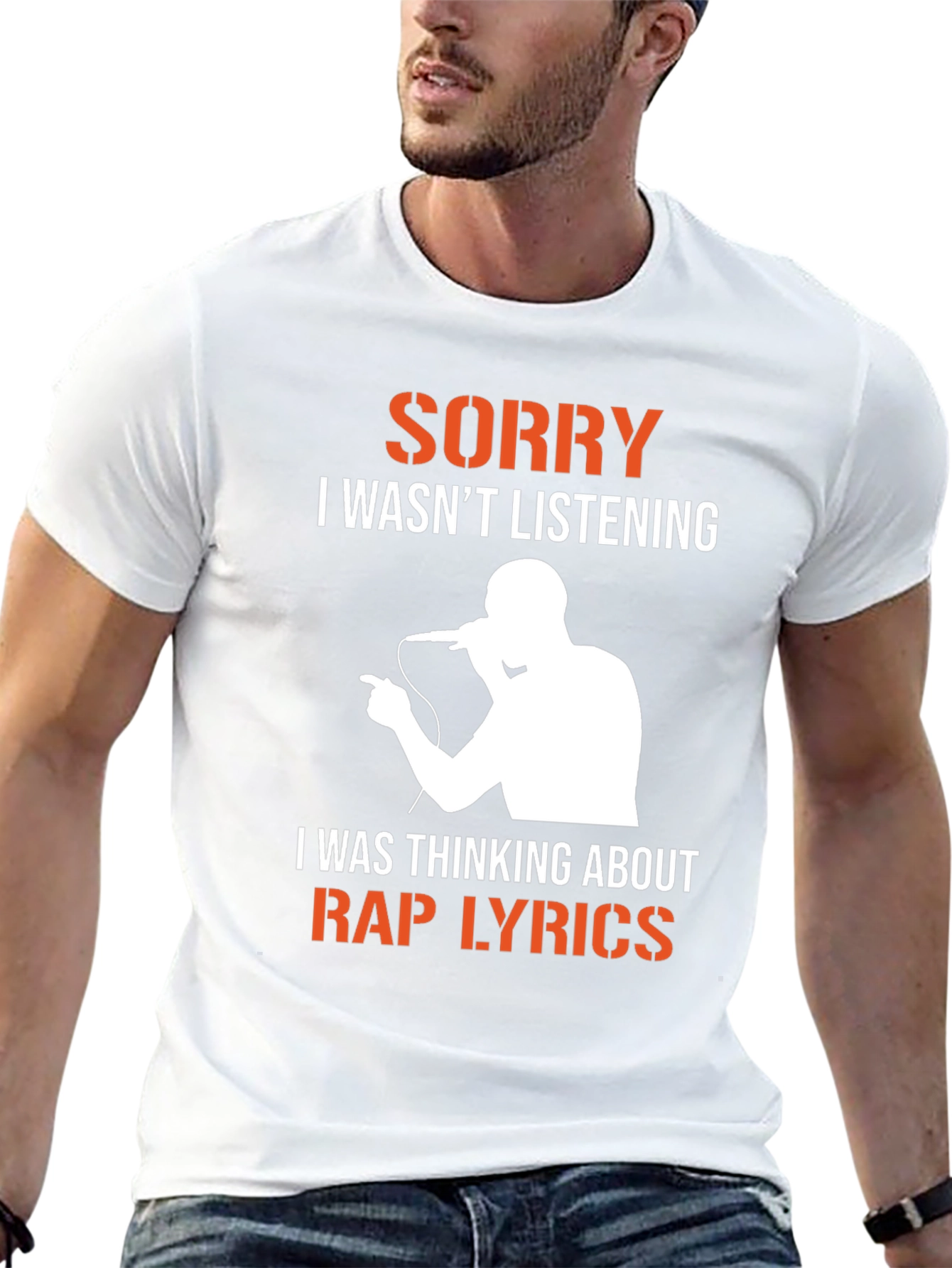 Rap Lyrics T-Shirt - Funny Musician Tee
