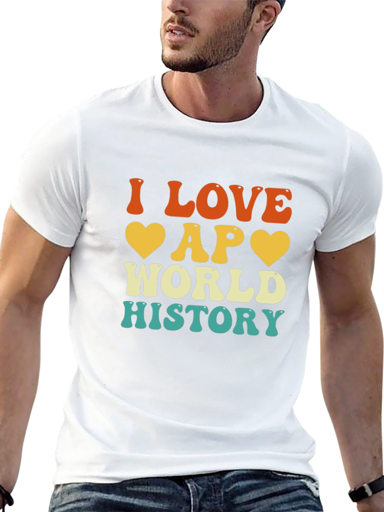 I Love AP World History T-Shirt