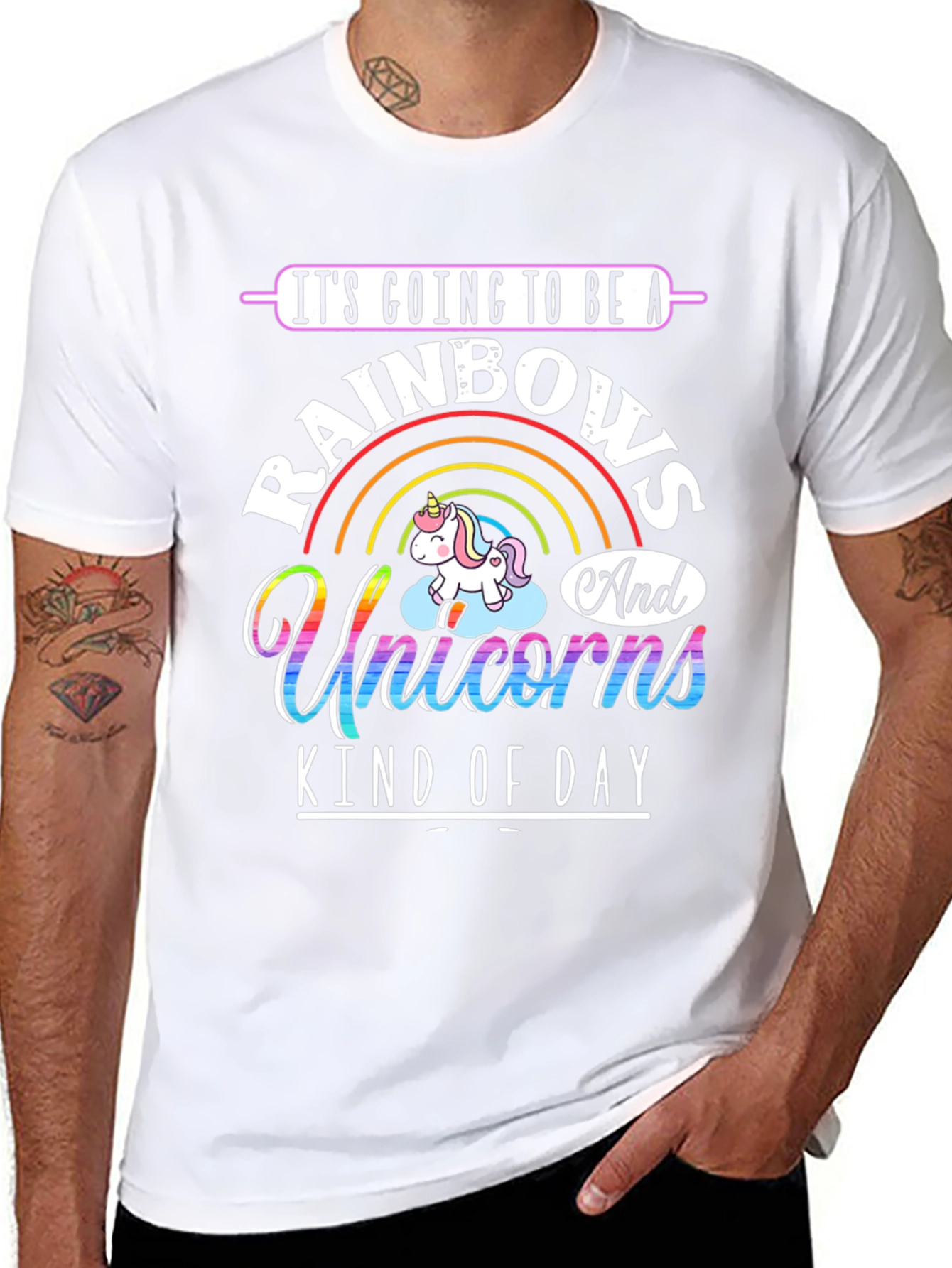 Rainbows and Unicorns Graphic T-Shirt