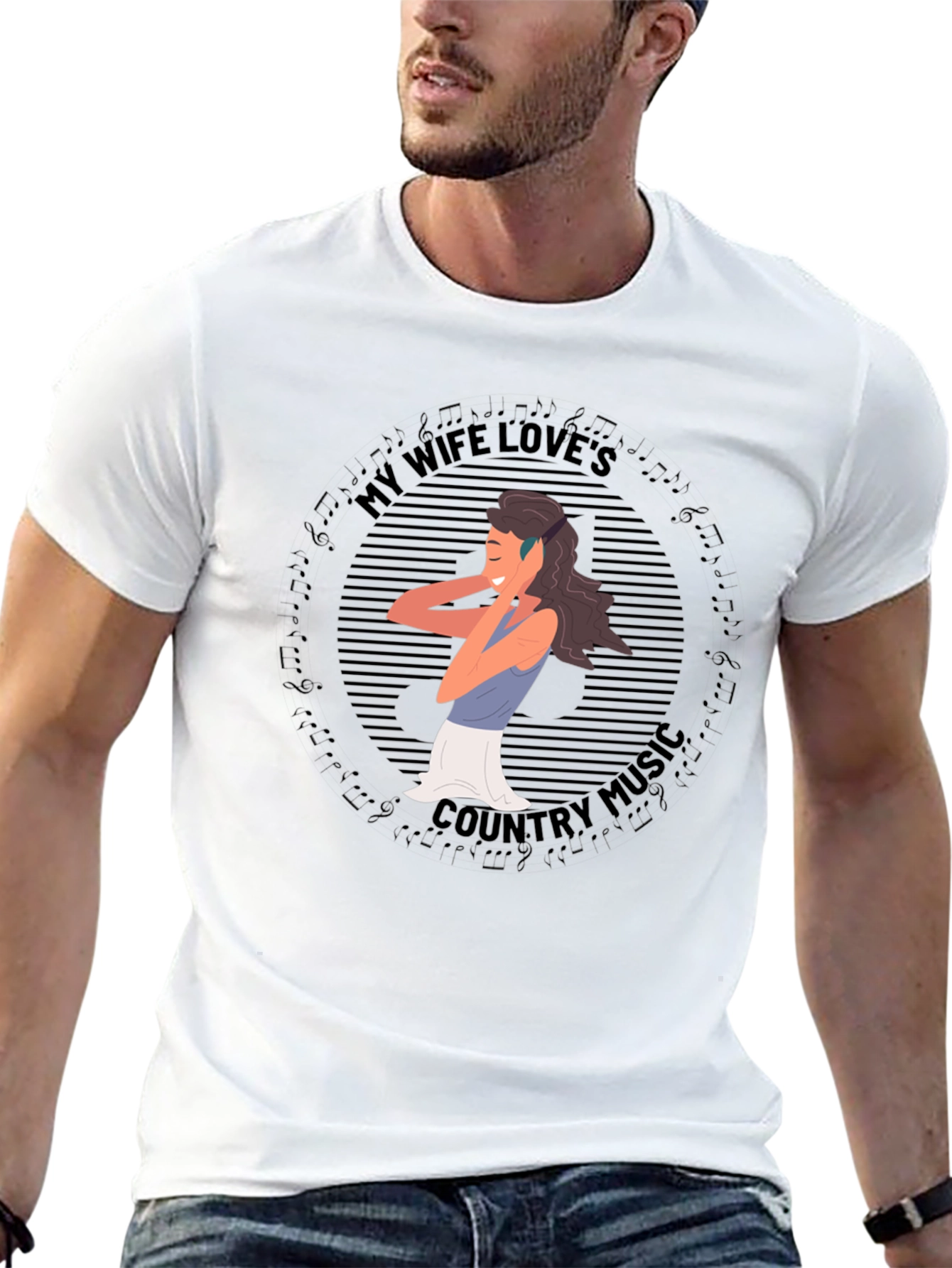 My Wife Loves Country Music T-Shirt