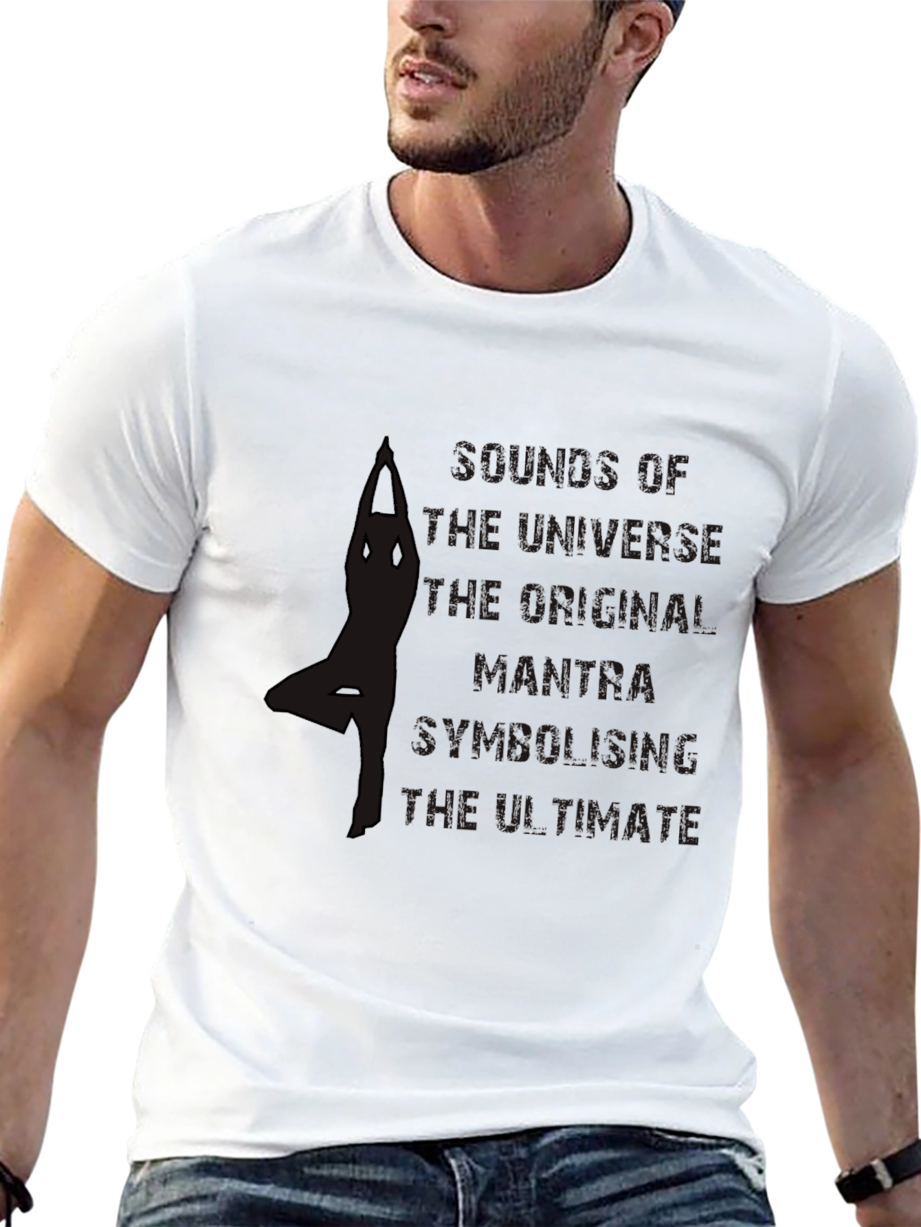 Yoga Enthusiast Black T-Shirt