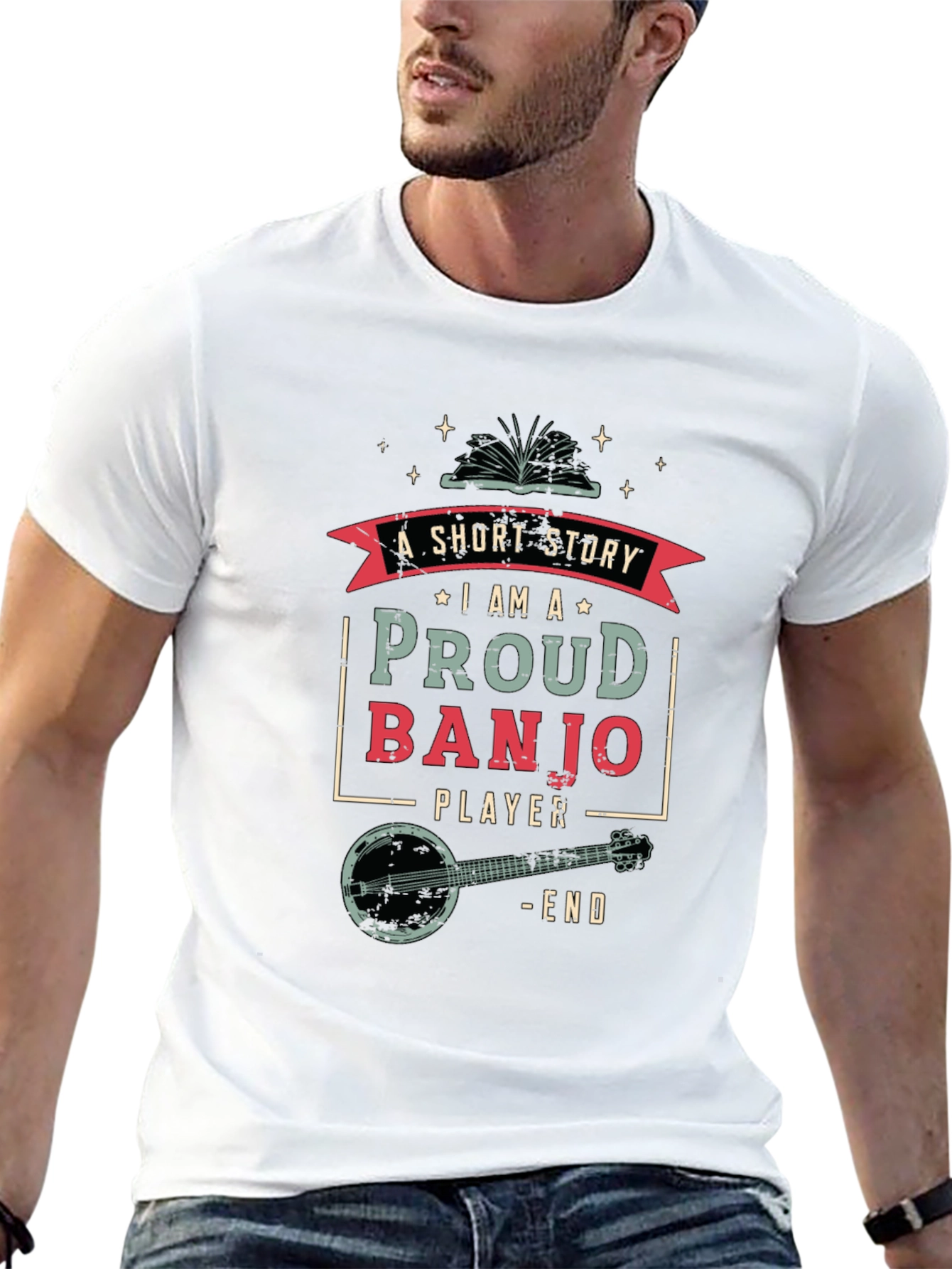 Proud Banjo Player Graphic Tee