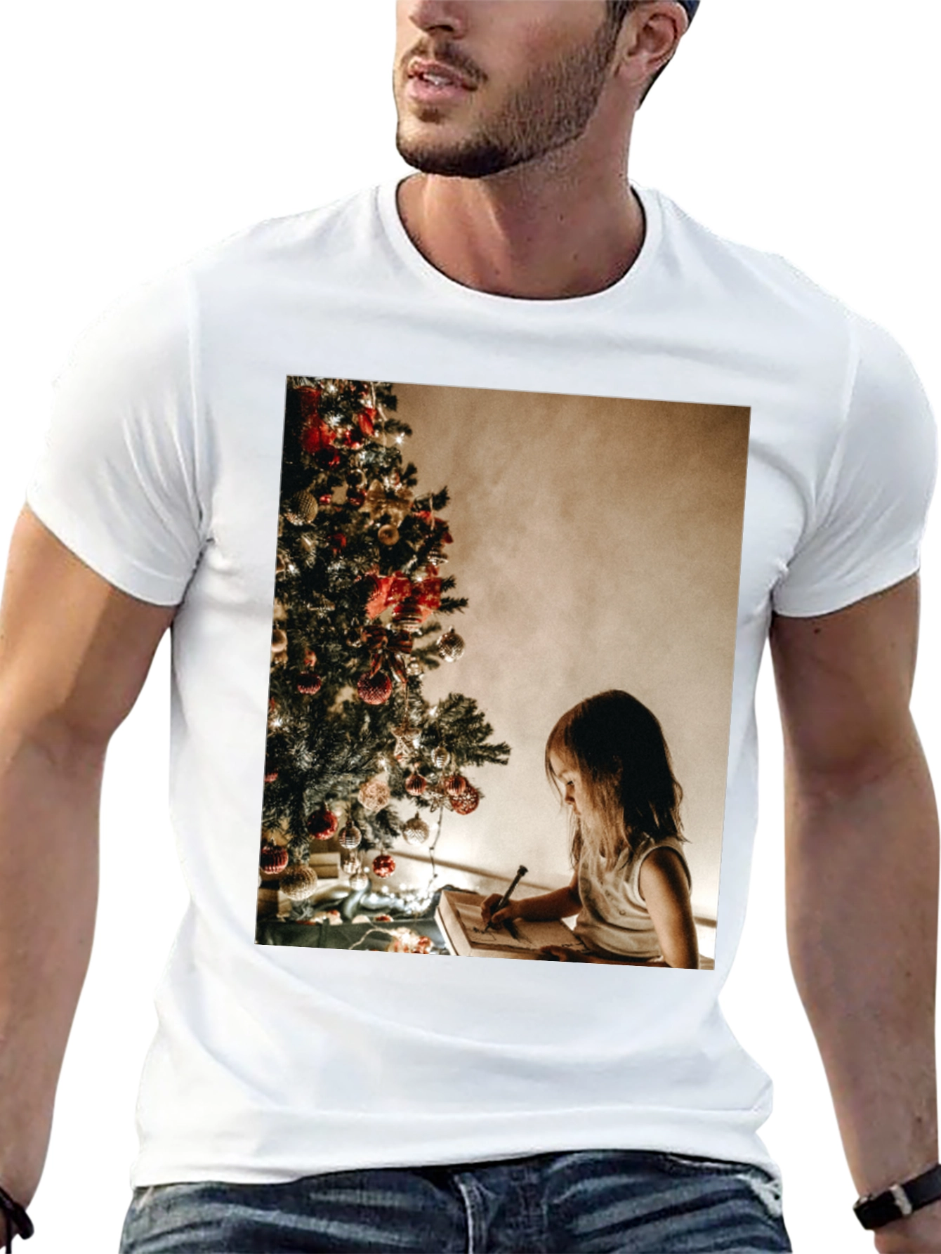 Christmas Wishlist Graphic Tee - Holiday Spirit