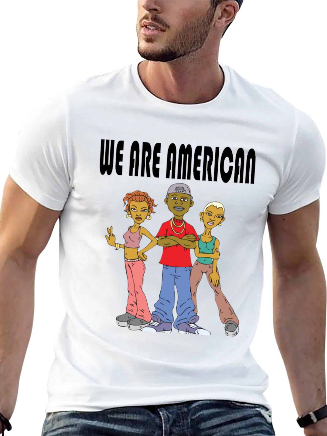 We Are American T-Shirt Black