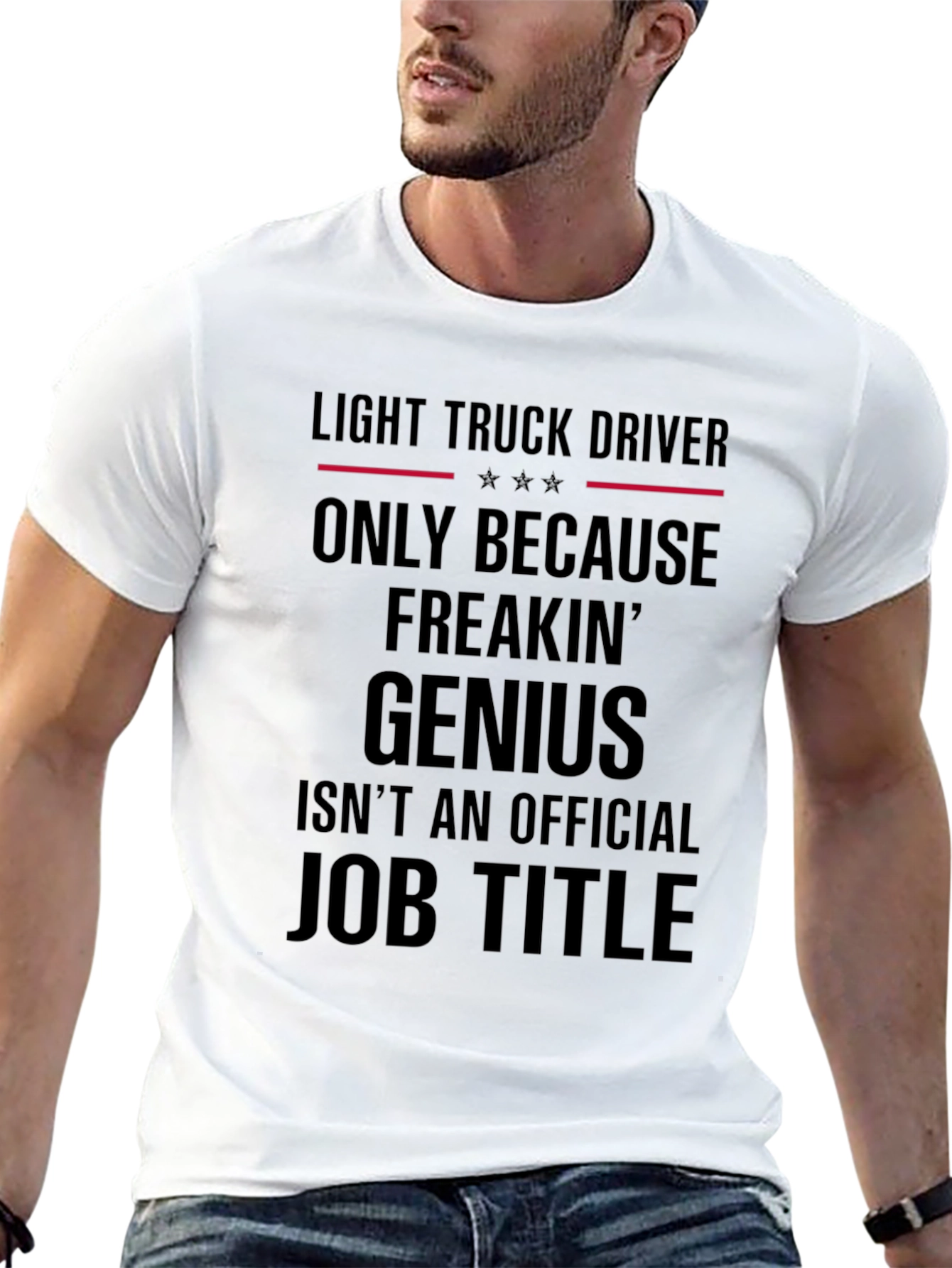 Light Truck Driver Genius T-Shirt