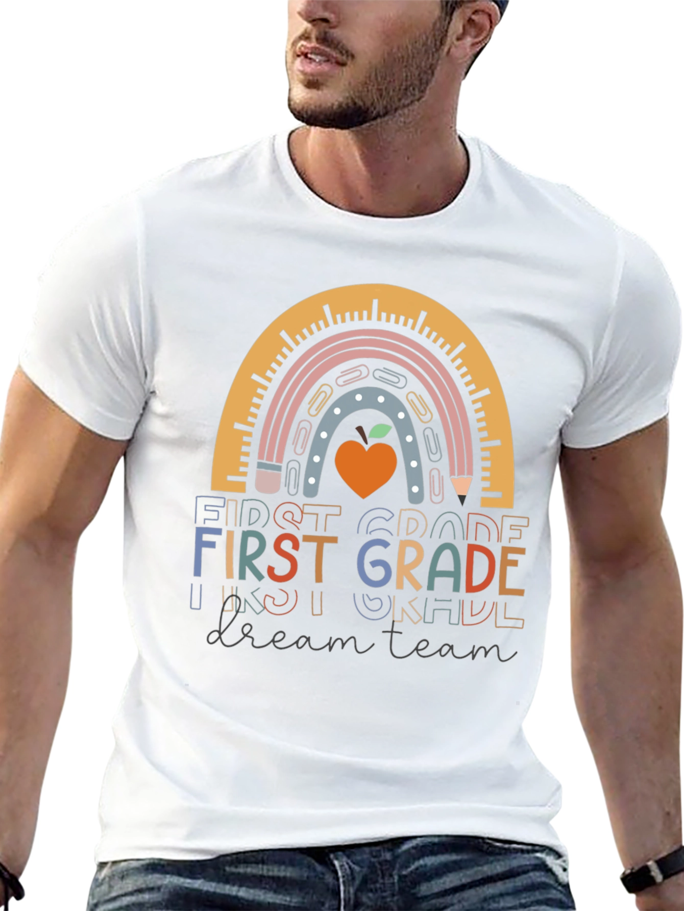 First Grade Dream Team Teacher T-Shirt
