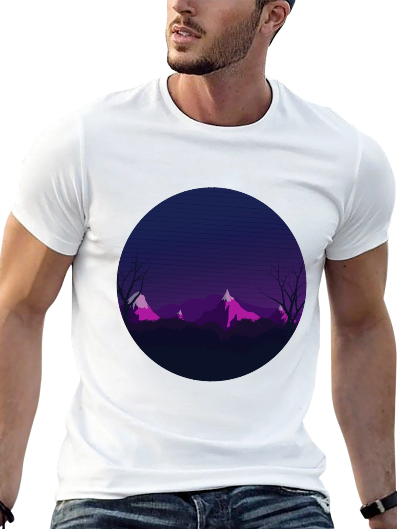 Mountain Sunset Graphic Tee - Stylish & Unique