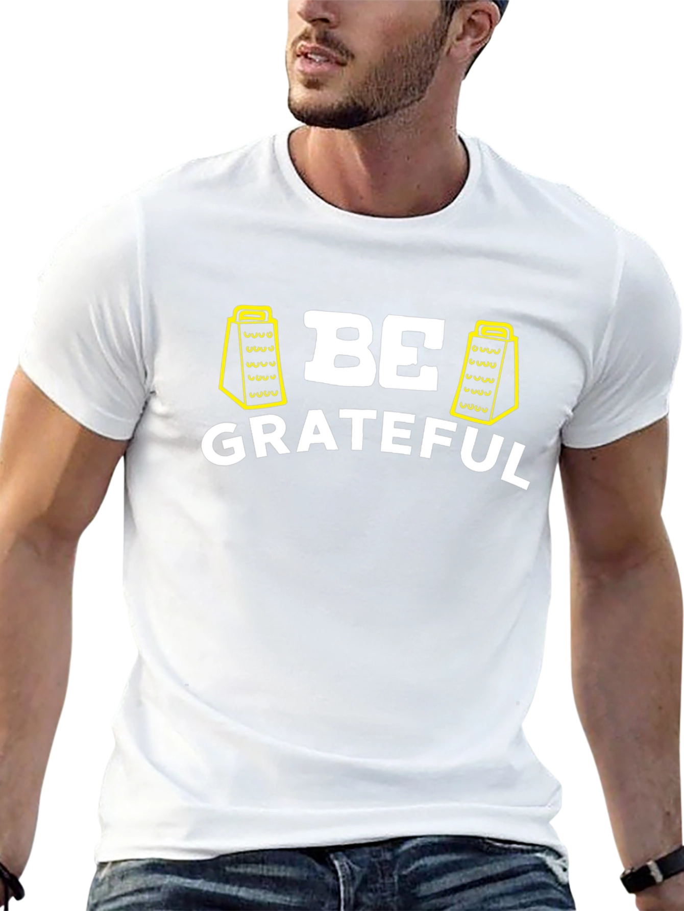 Be Grateful T-Shirt - Funny Grater Design