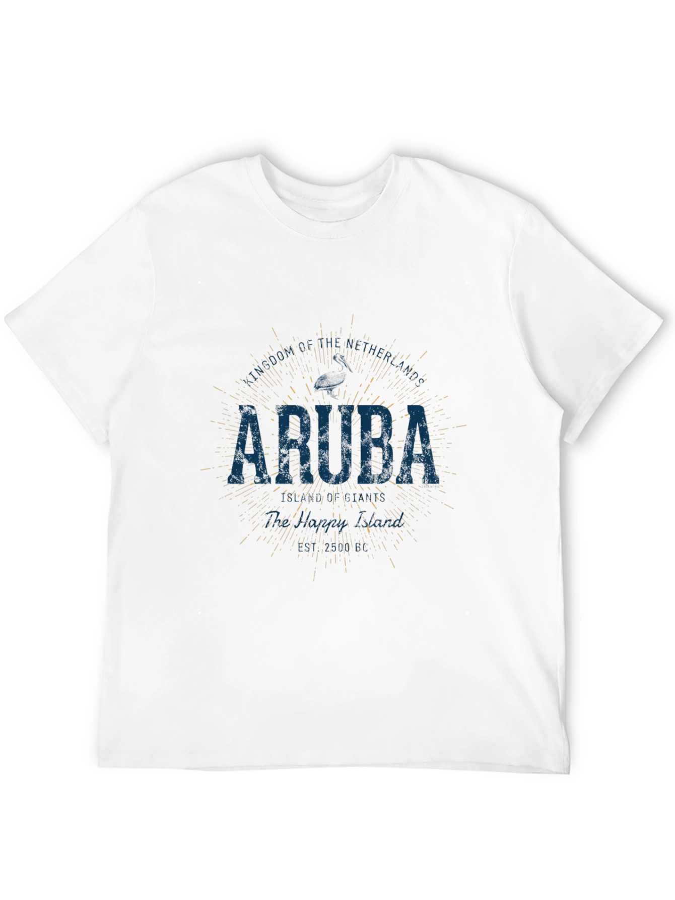 Aruba Graphic Print Crew Neck T-Shirt