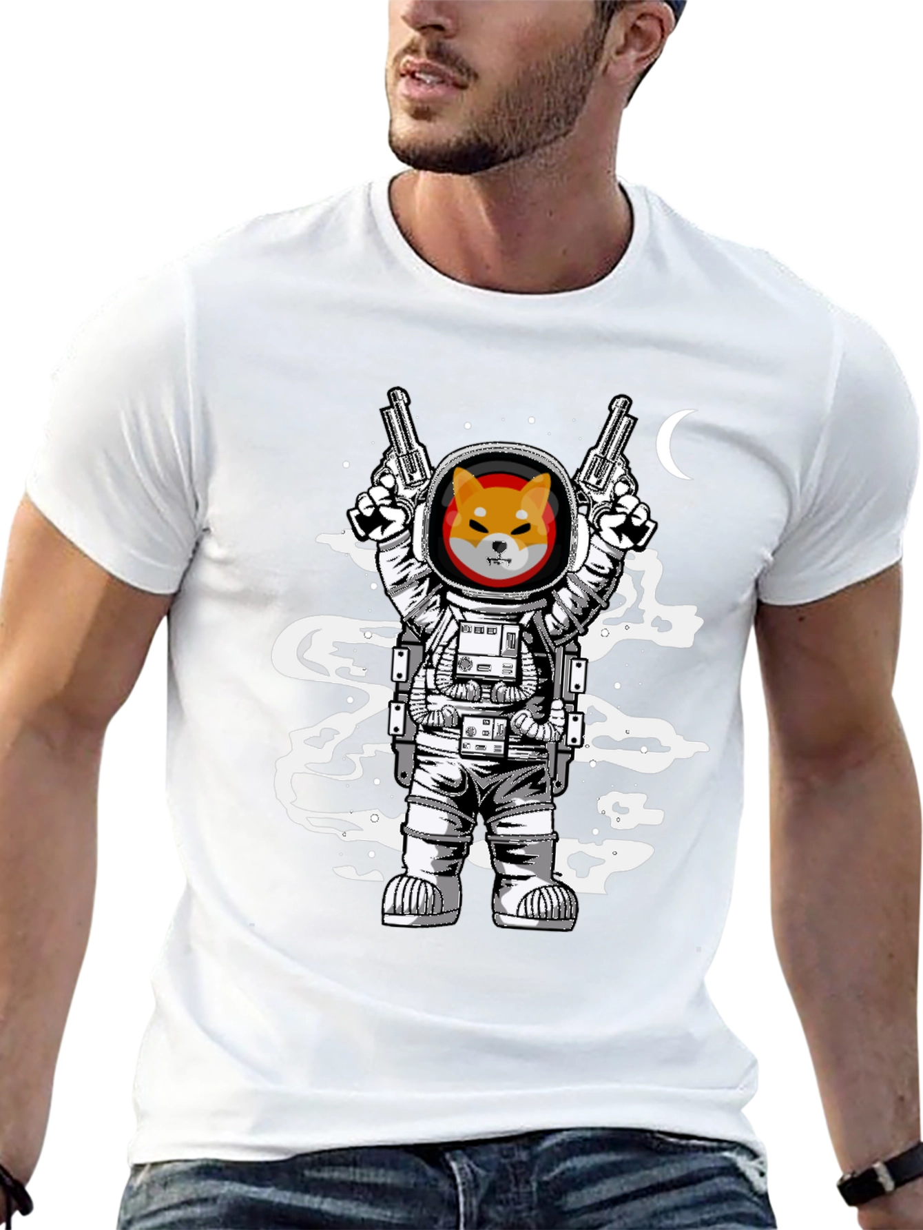 Shiba Inu Astronaut T-Shirt