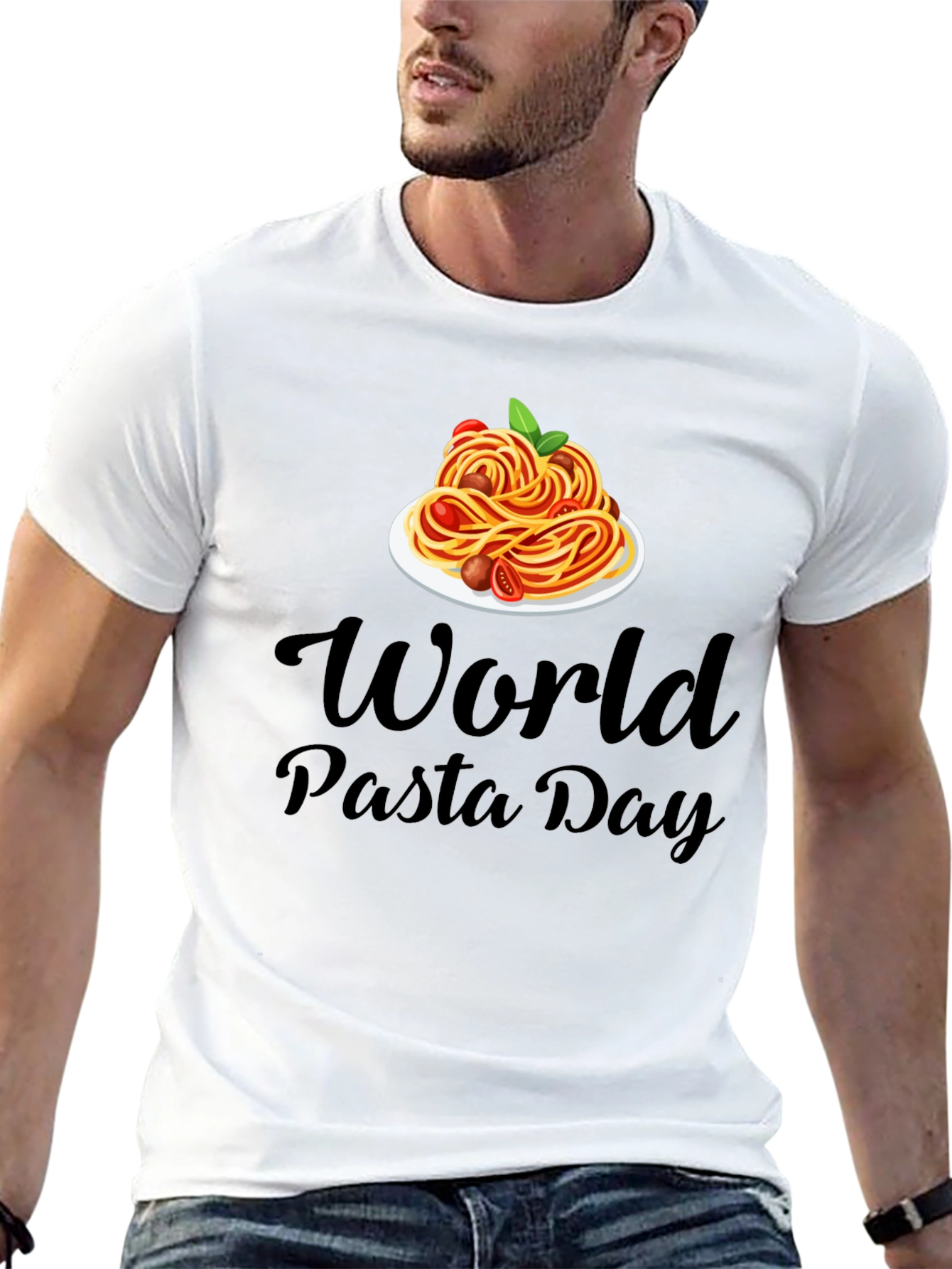 World Pasta Day Graphic T-Shirt