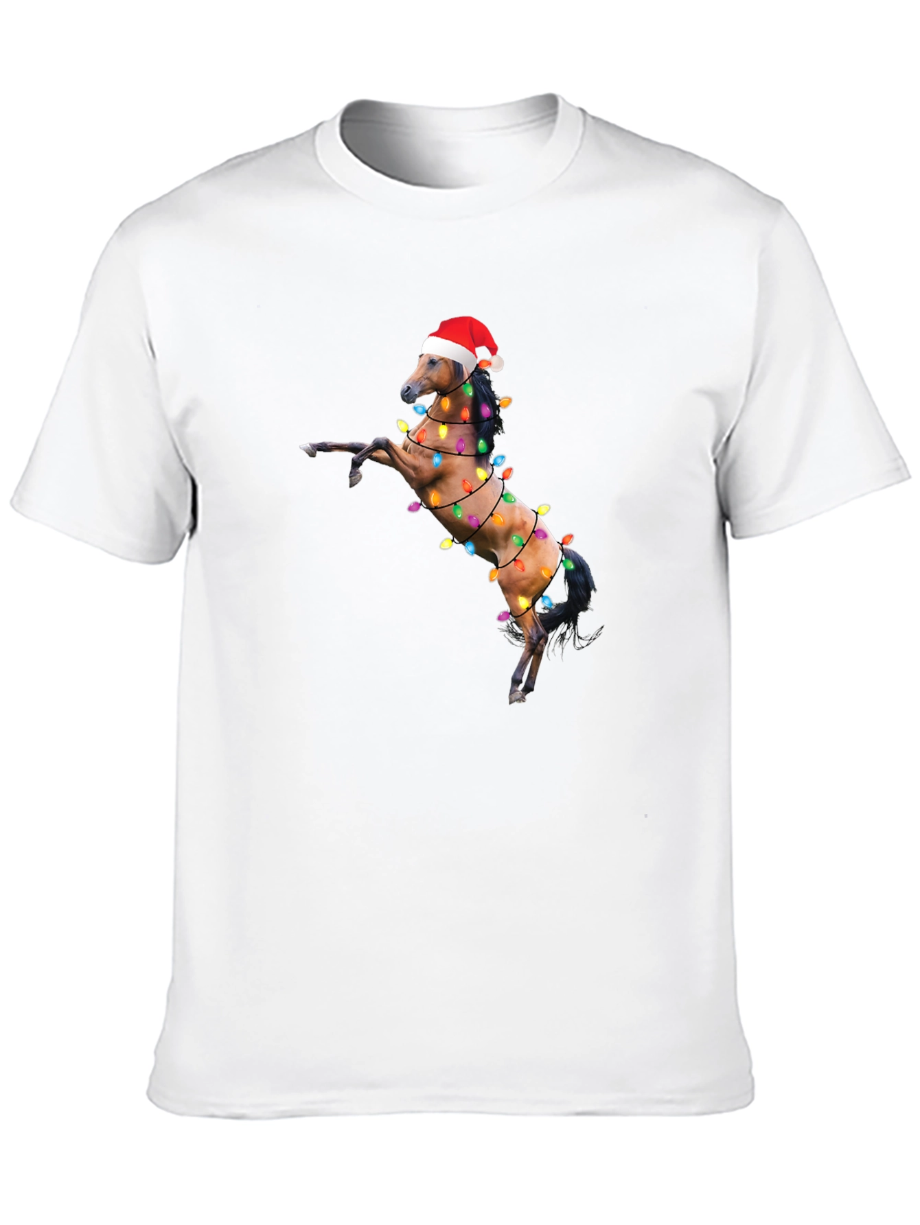 Christmas Horse Lights T-Shirt
