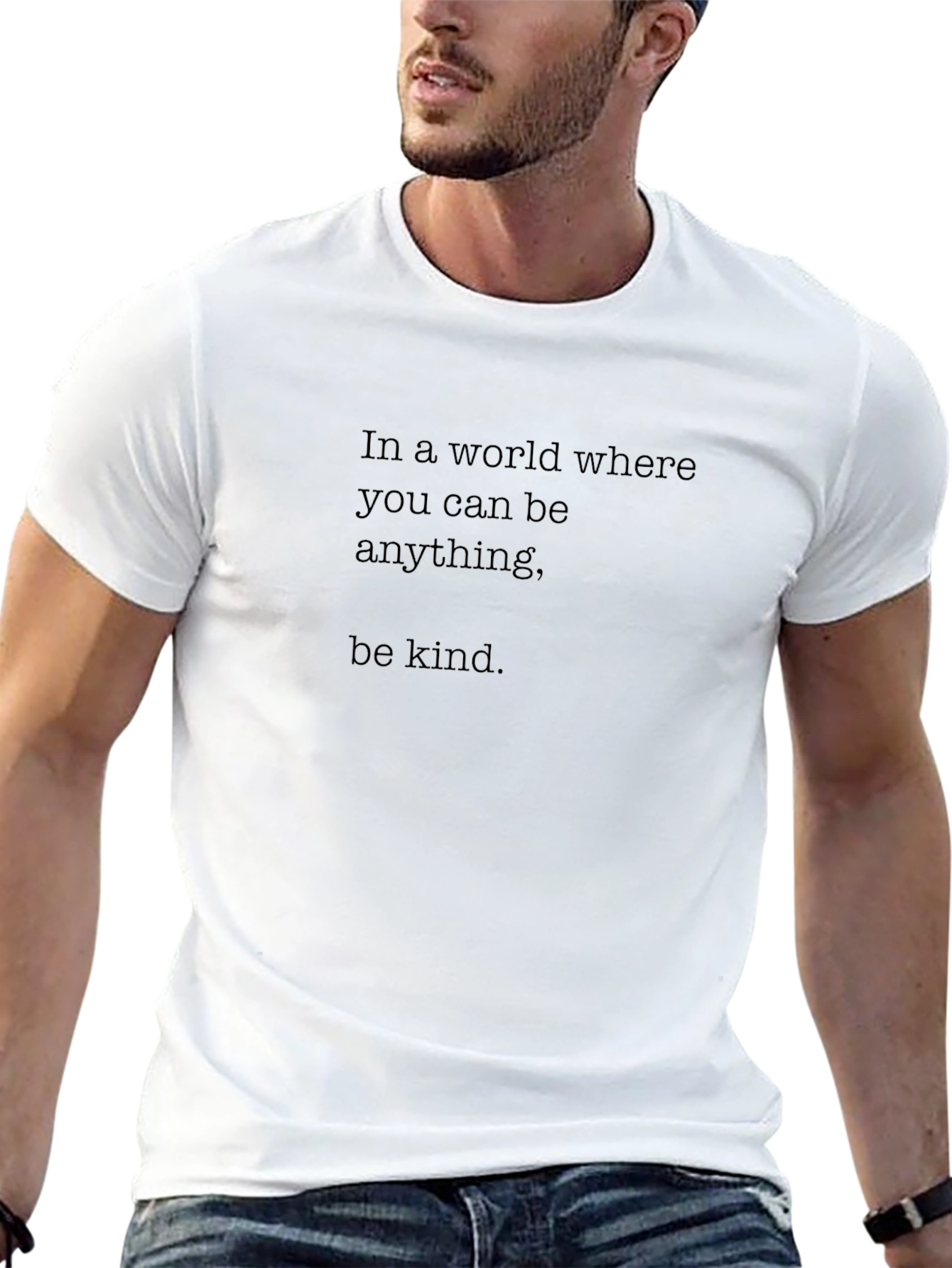 Be Kind Graphic T-Shirt - Black Casual Tee