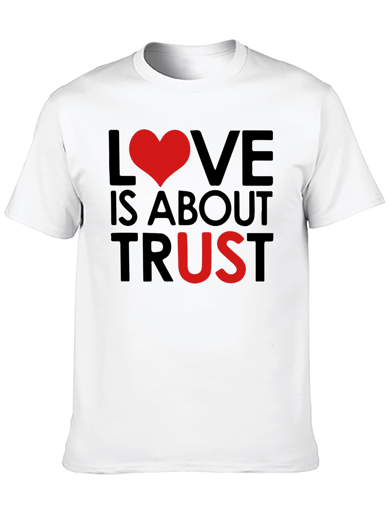 Love & Trust Graphic T-Shirt - Black